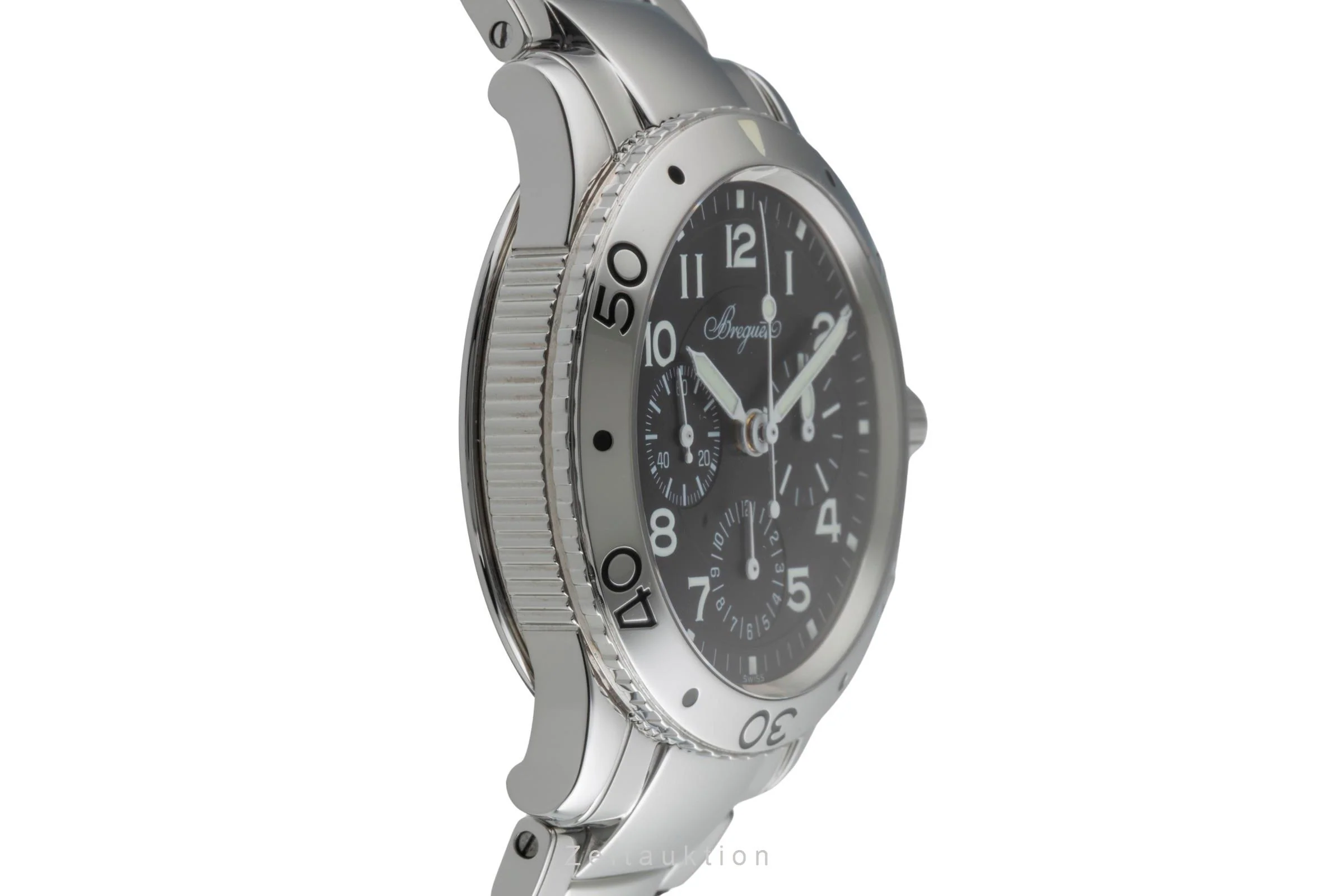Breguet Type XX chronograph steel automatic men's watch 3800 / ST 92 S W 9  [2505314] - Image 8