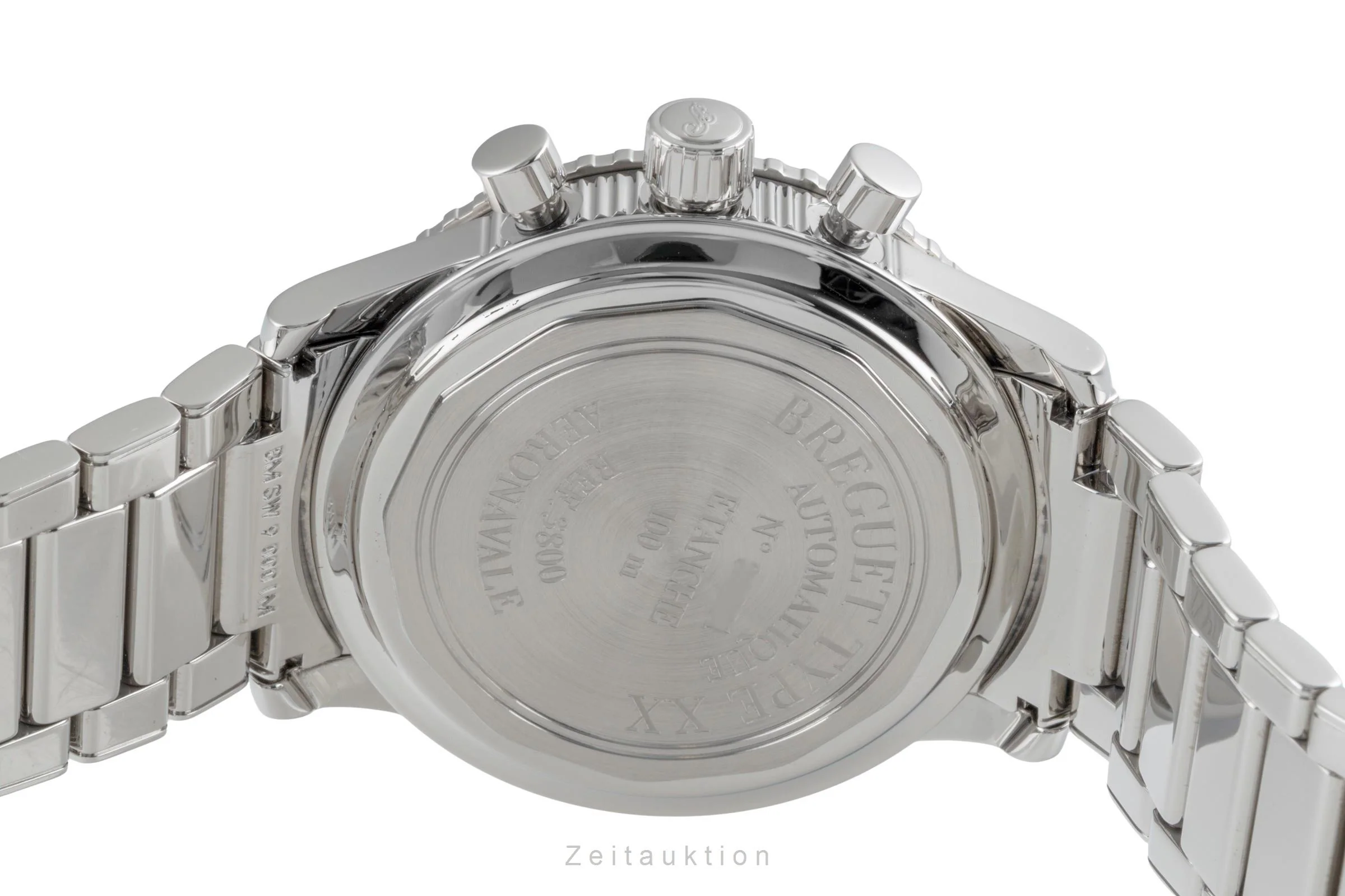Breguet Type XX chronograph steel automatic men's watch 3800/ST/92/SW9  [2505406] - Image 12