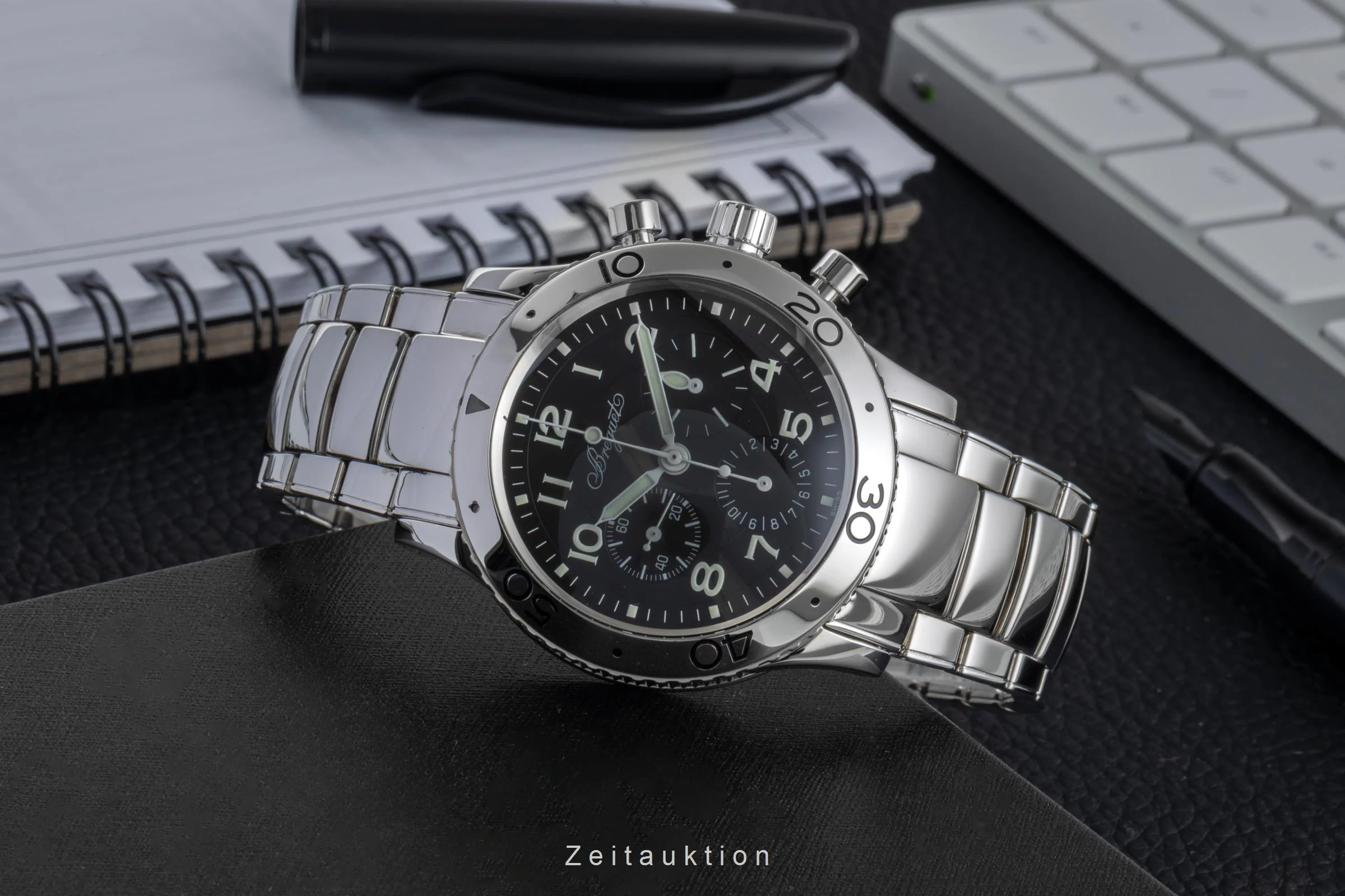 Breguet Type XX chronograph steel automatic men's watch 3800/ST/92/SW9  [2505406] - Image 3