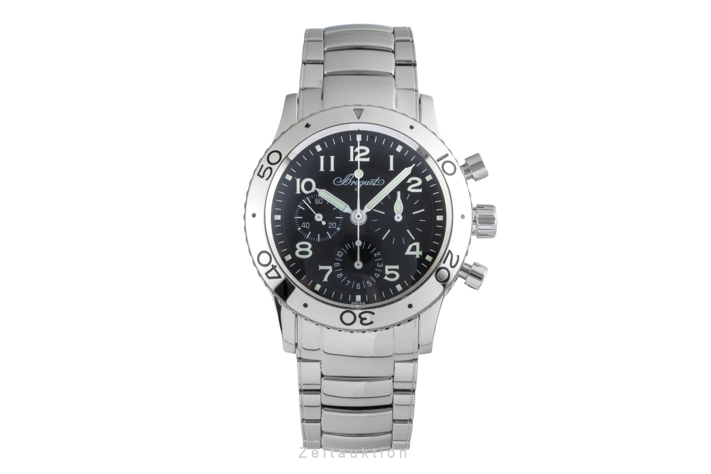 Breguet Type XX chronograph steel automatic men's watch 3800/ST/92/SW9  [2505406] - Image 5