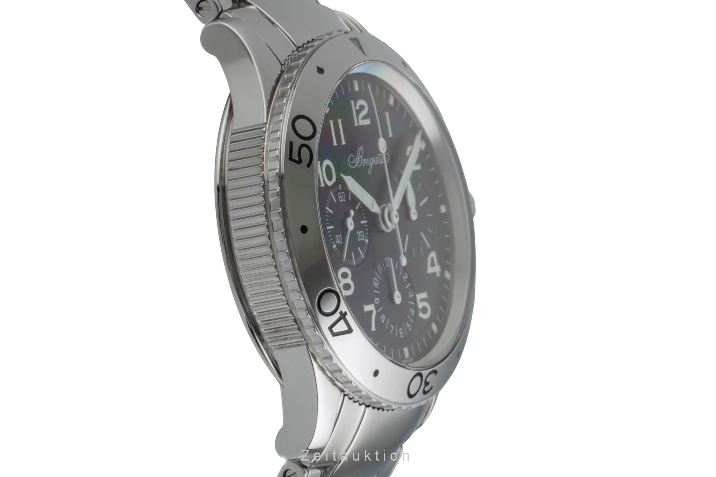Breguet Type XX chronograph steel automatic men's watch 3800/ST/92/SW9  [2505406] - Image 8