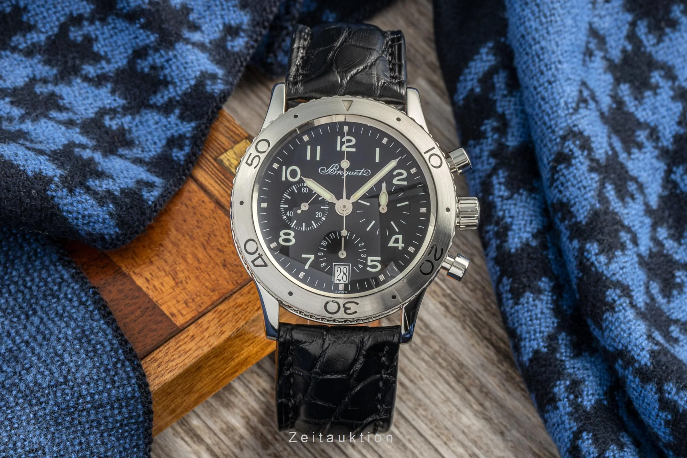 Breguet Type XX chronograph steel automatic men's watch 3820  [2204577] - Image 3