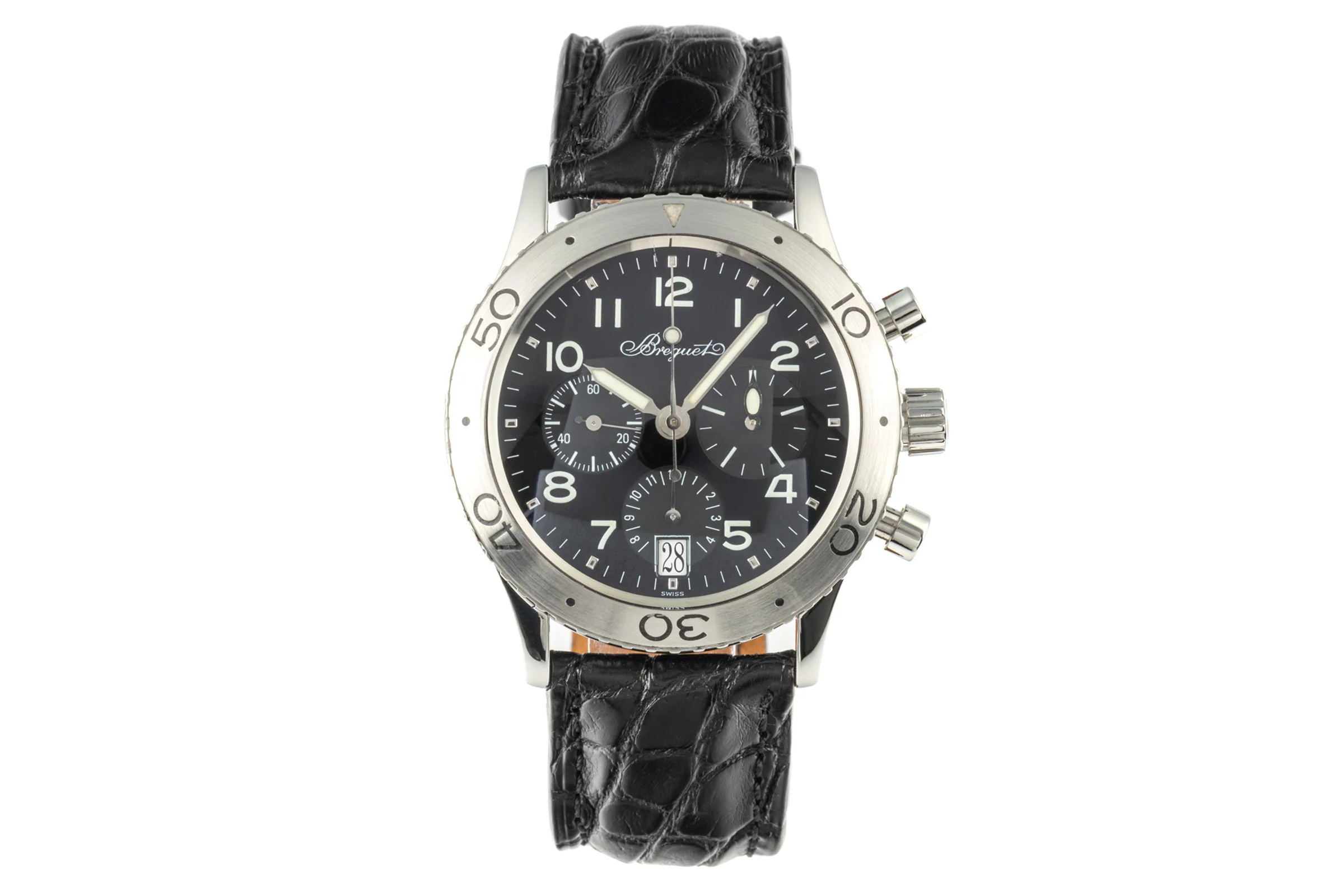 Breguet Type XX chronograph steel automatic men's watch 3820  [2204577] - Image 4