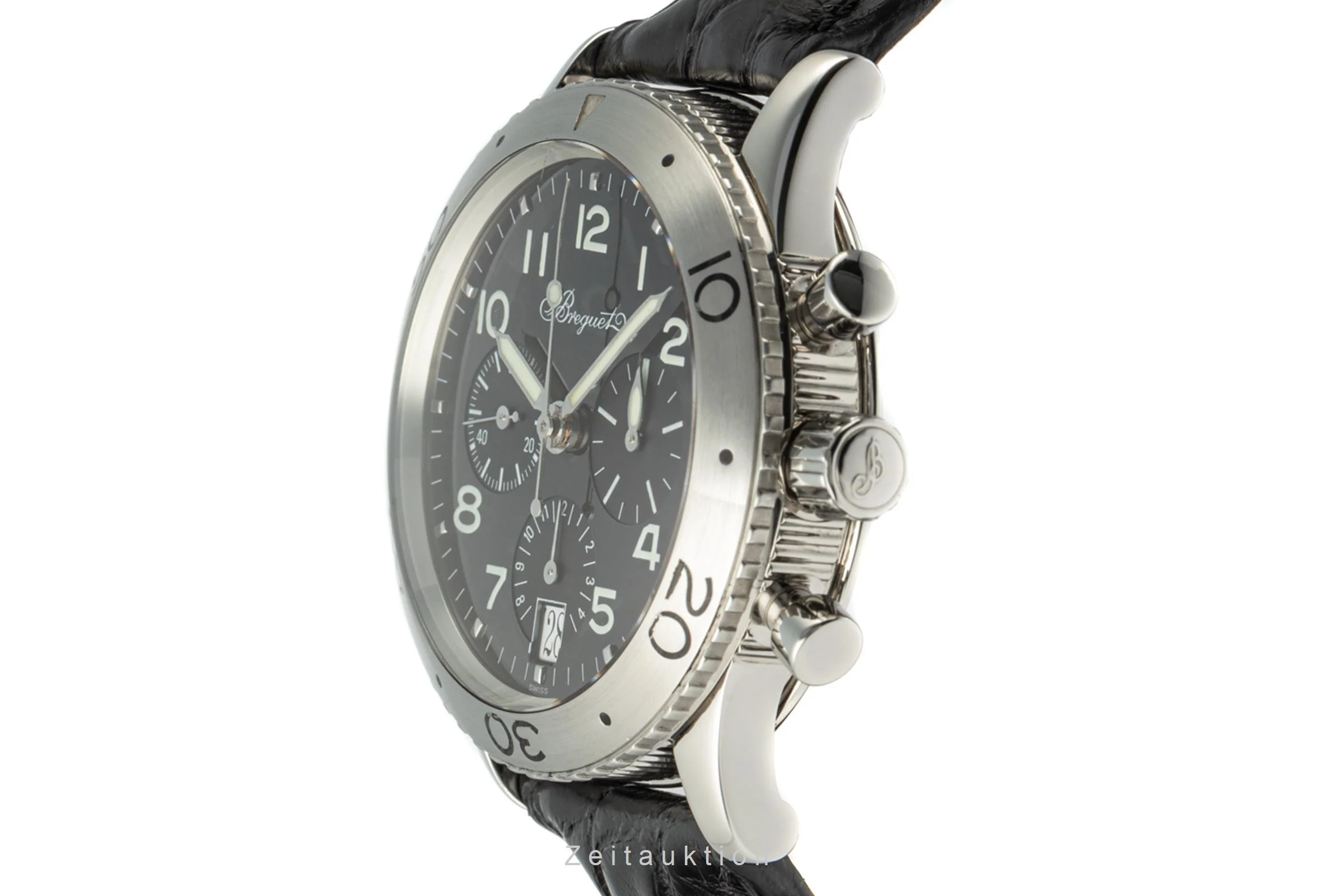Breguet Type XX chronograph steel automatic men's watch 3820  [2204577] - Image 6