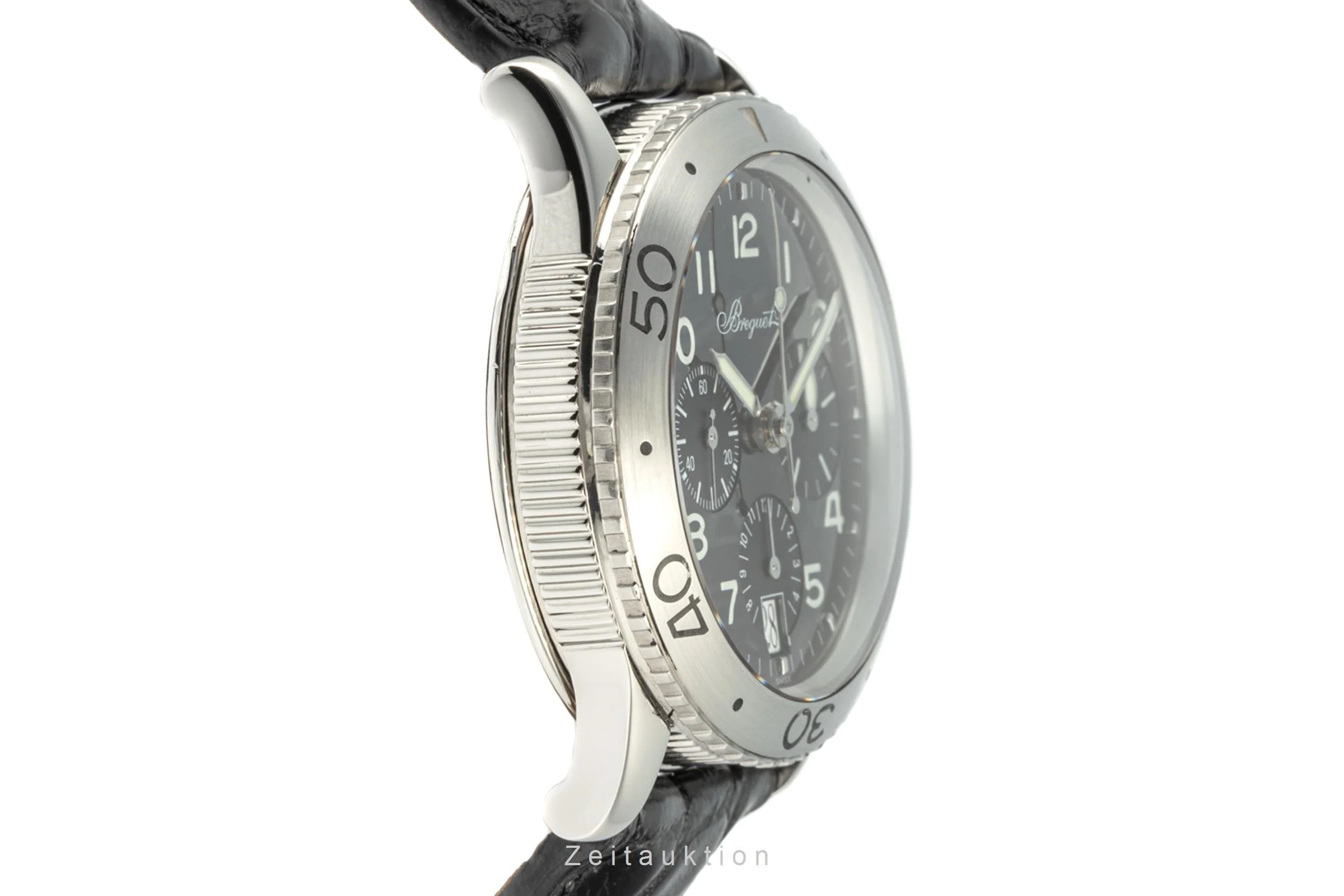 Breguet Type XX chronograph steel automatic men's watch 3820  [2204577] - Image 7