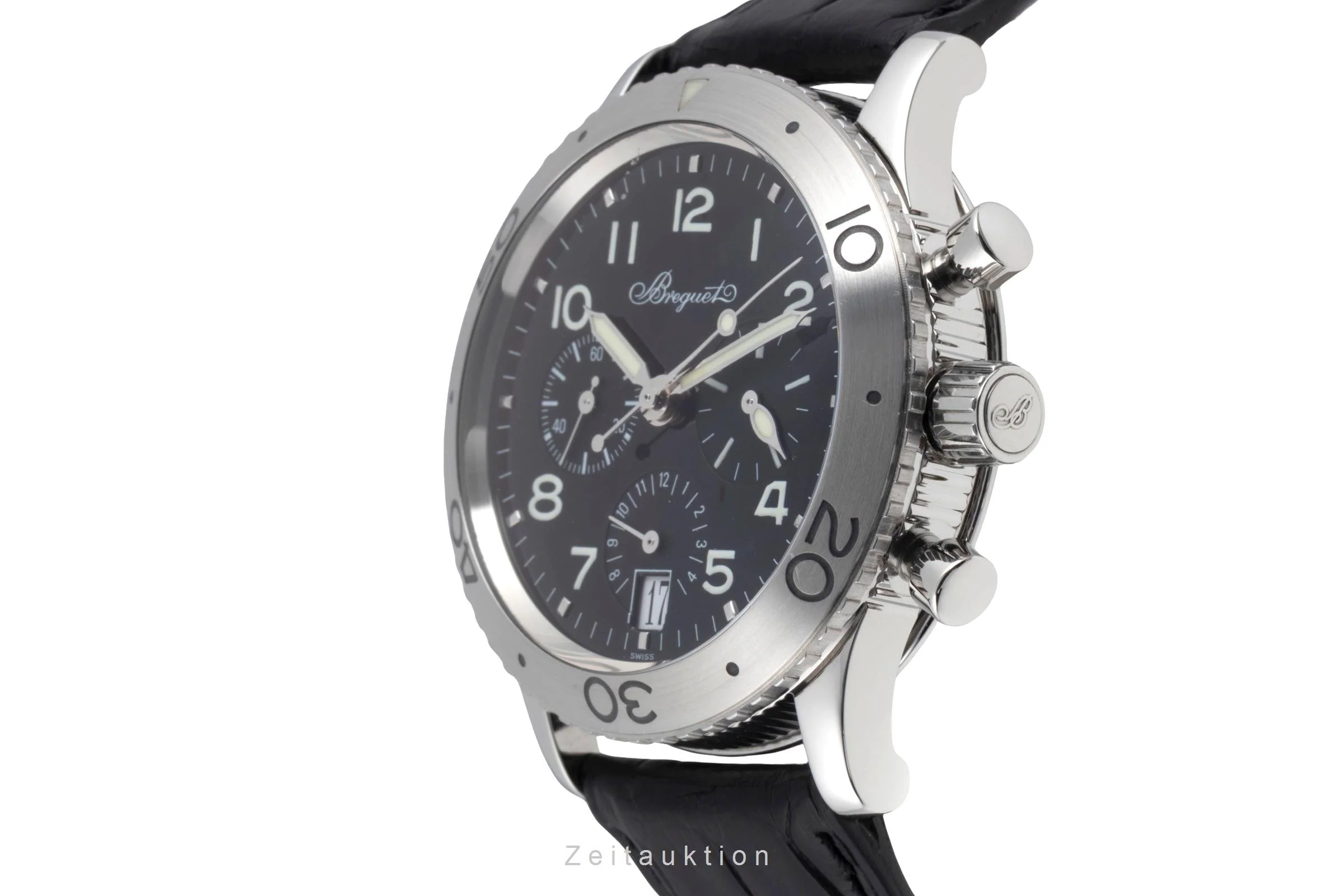 Breguet Type XX chronograph steel automatic men's watch 3820  [2600609] - Image 7