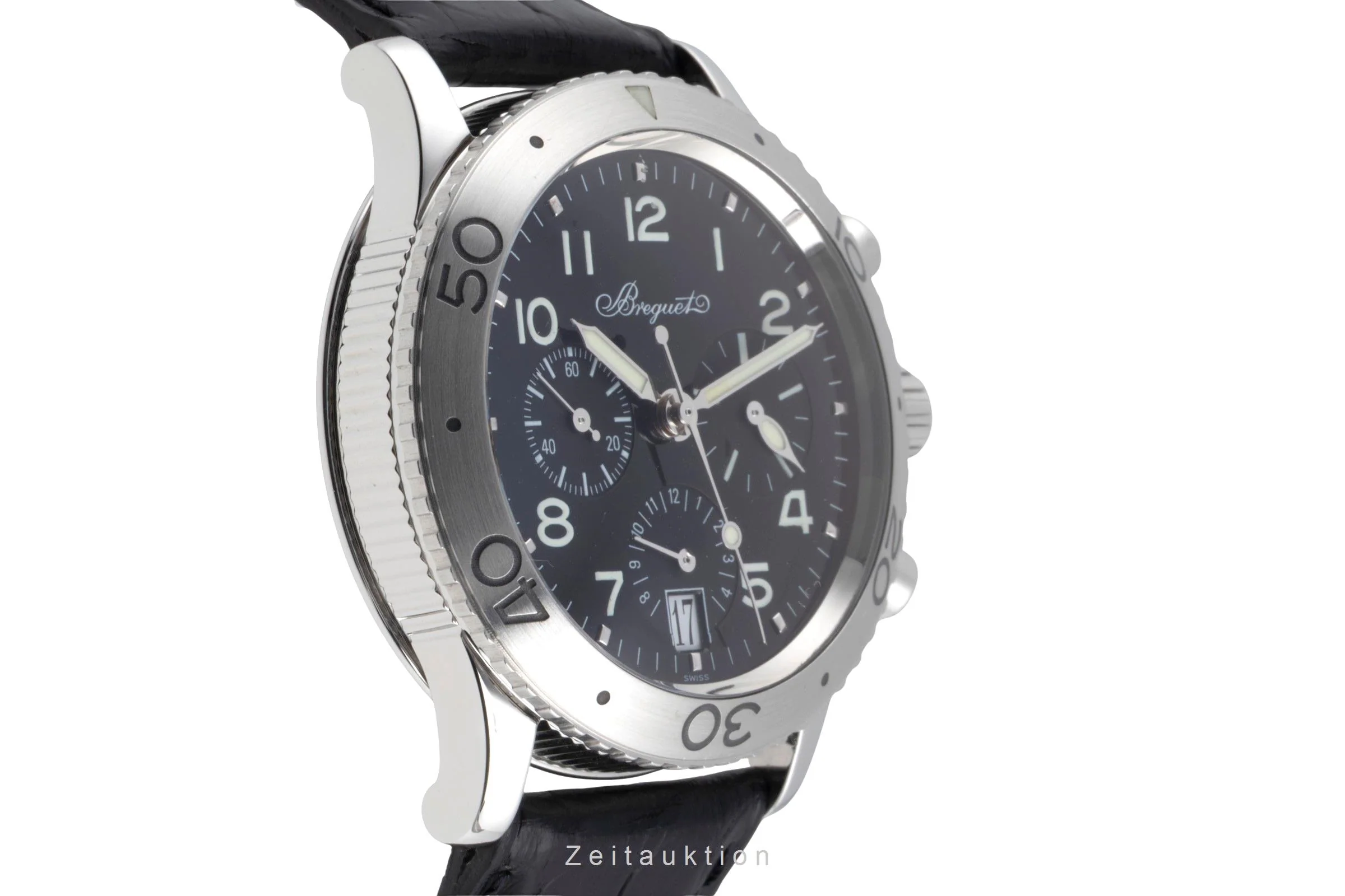 Breguet Type XX chronograph steel automatic men's watch 3820  [2600609] - Image 8