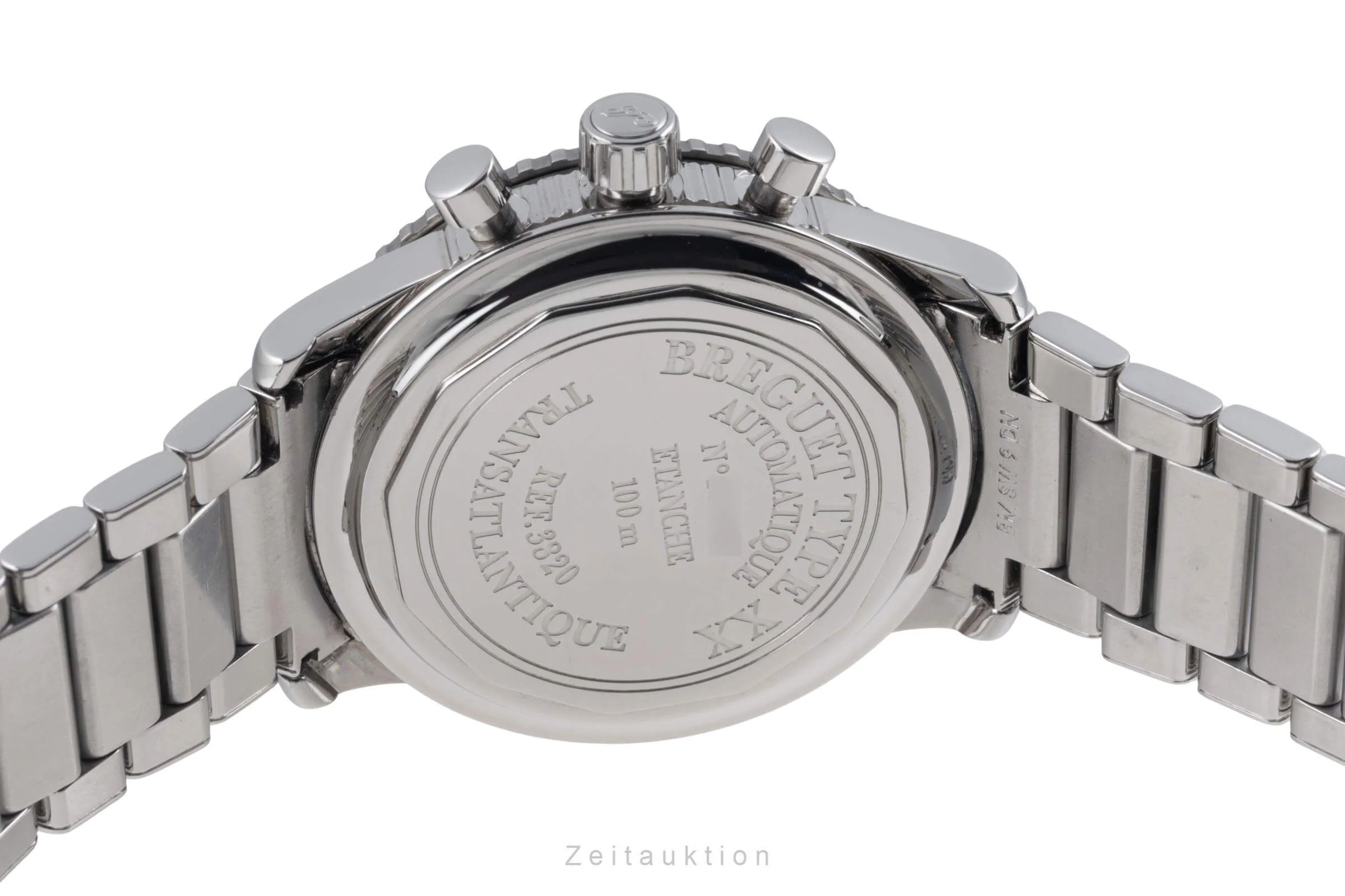 Breguet Type XX chronograph steel automatic men's watch 3820ST/H2  [2501603] - Image 10