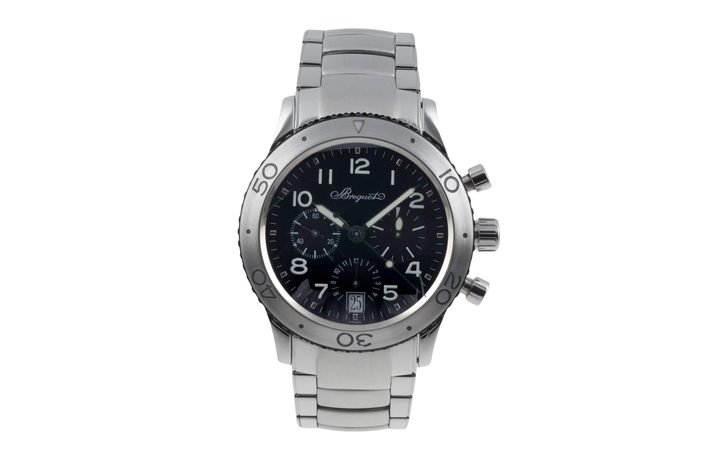 Breguet Type XX chronograph steel automatic men's watch 3820ST/H2  [2501603] - Image 5