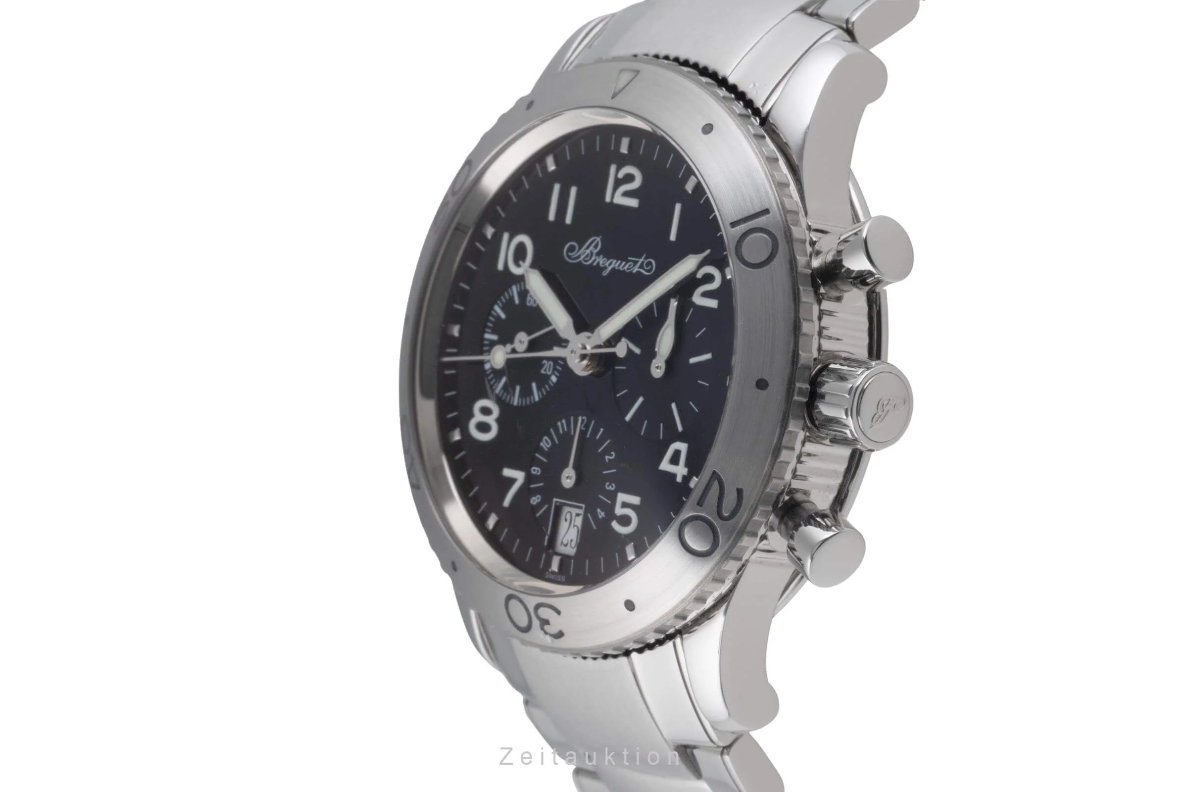 Breguet Type XX chronograph steel automatic men's watch 3820ST/H2  [2501603] - Image 7