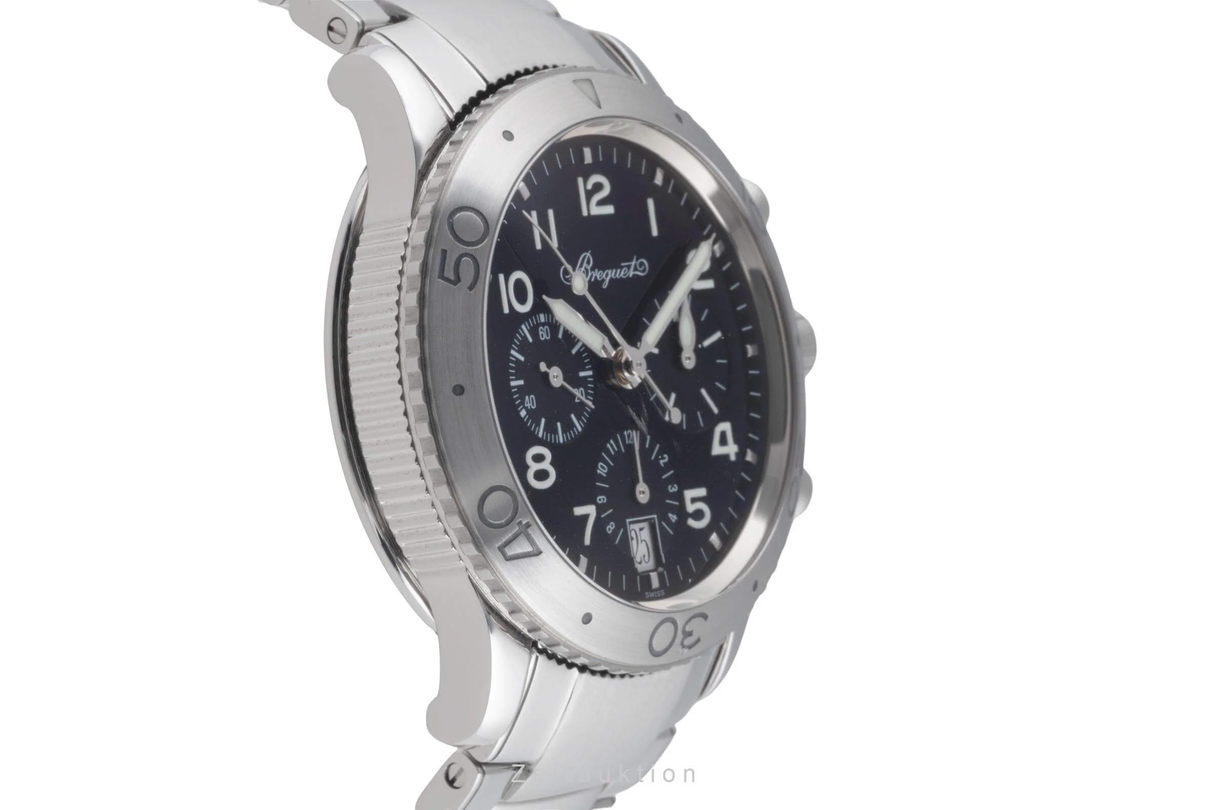 Breguet Type XX chronograph steel automatic men's watch 3820ST/H2  [2501603] - Image 8