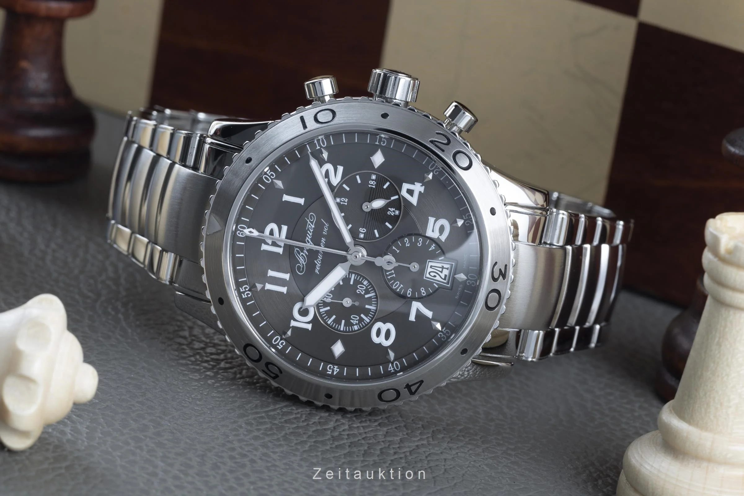 Breguet Type XXI chronograph steel automatic men's watch 3810 LP: 15600EUR  [2202404] - Image 2