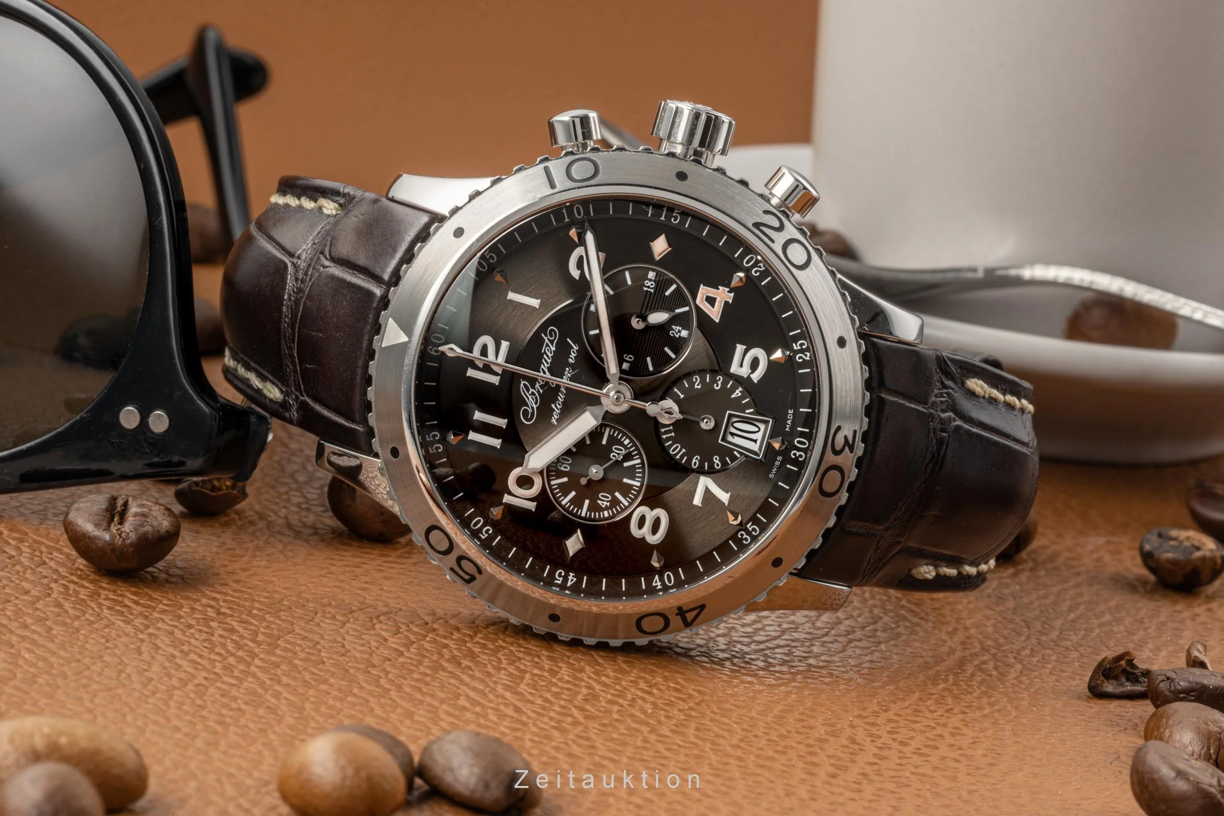 Breguet Type XXI chronograph steel automatic men's watch 3810  [2302128] - Image 2