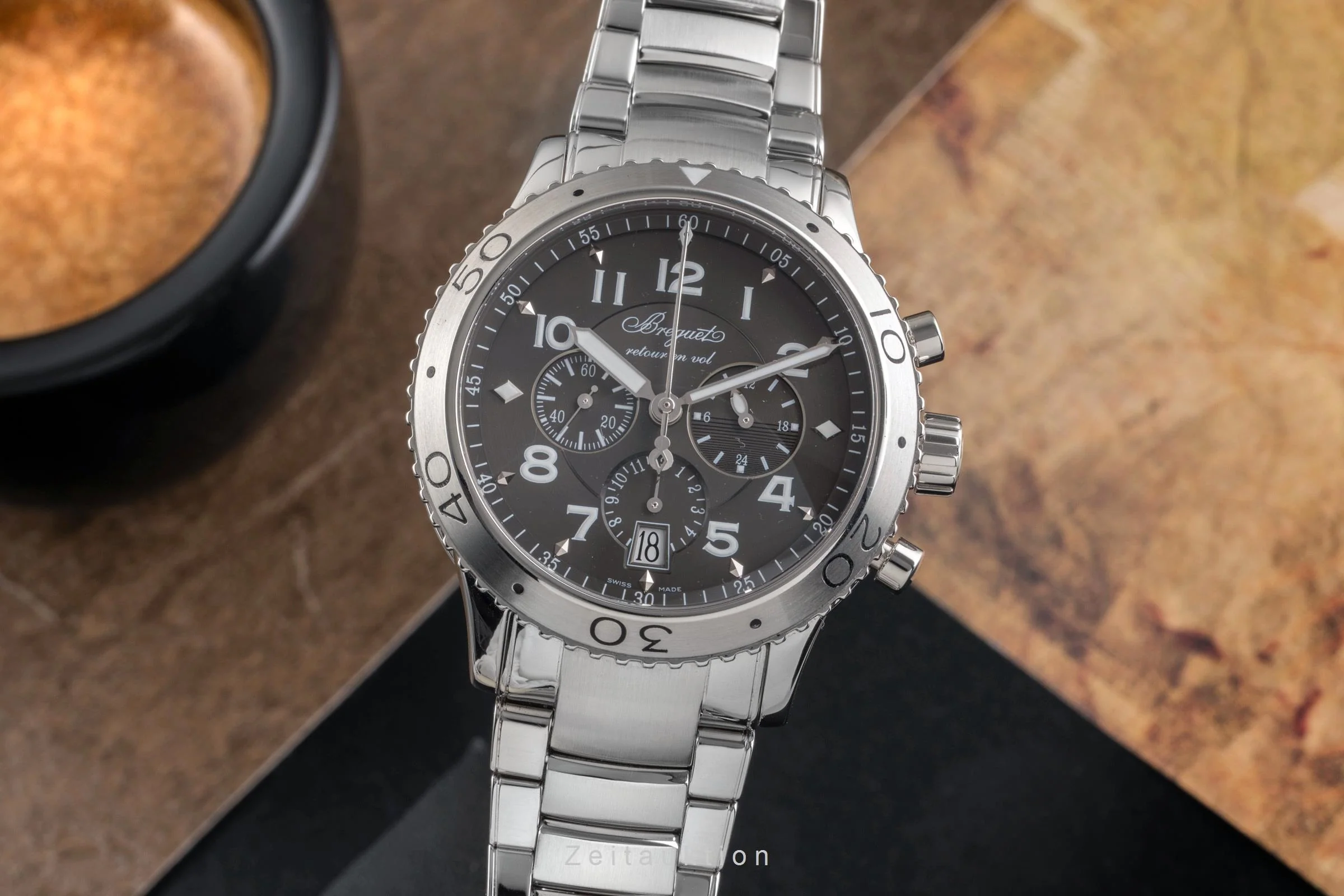 Breguet Type XXI chronograph steel automatic men's watch 3810  [2502797] - Image 2