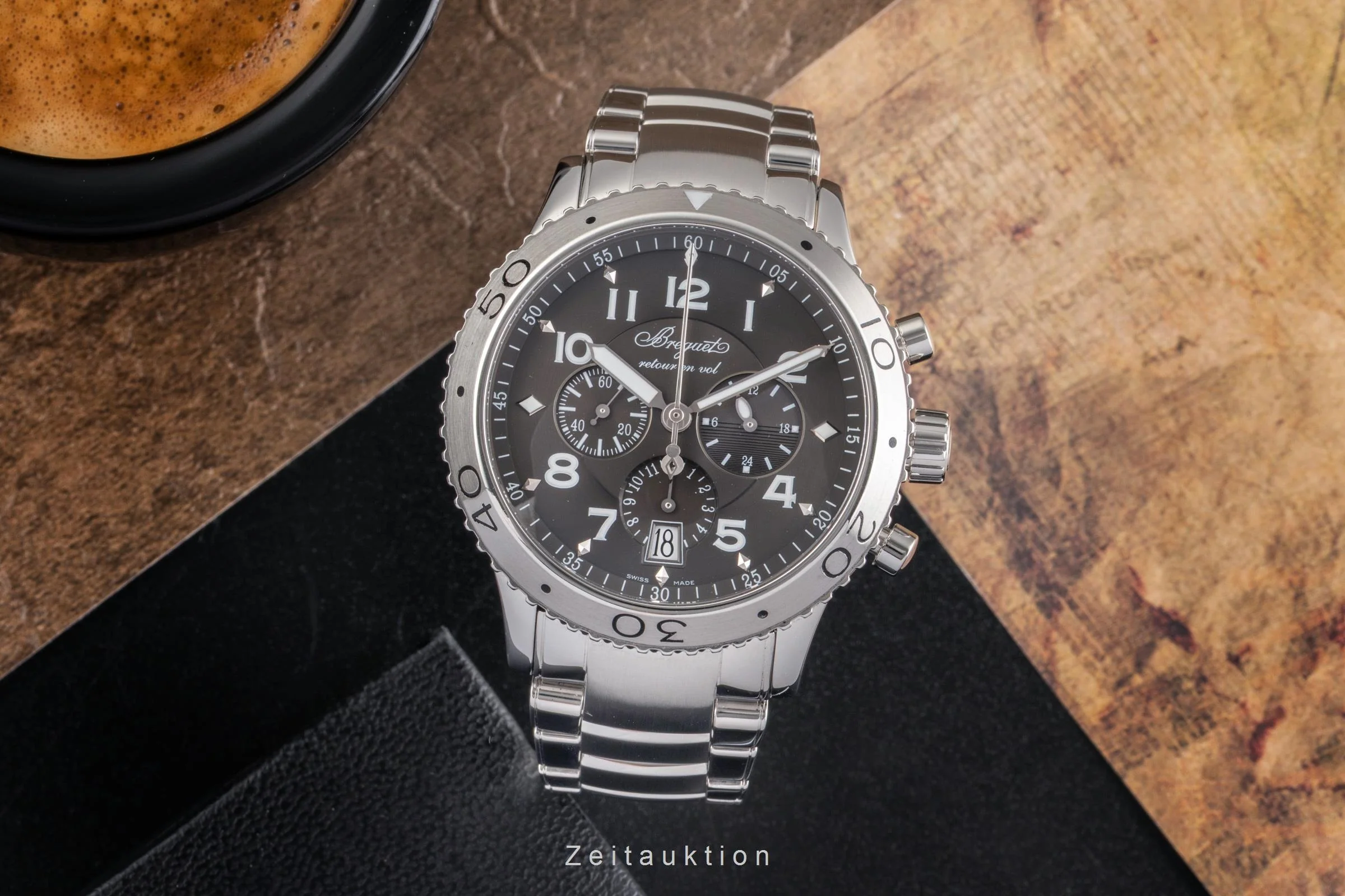 Breguet Type XXI chronograph steel automatic men's watch 3810  [2502797] - Image 4