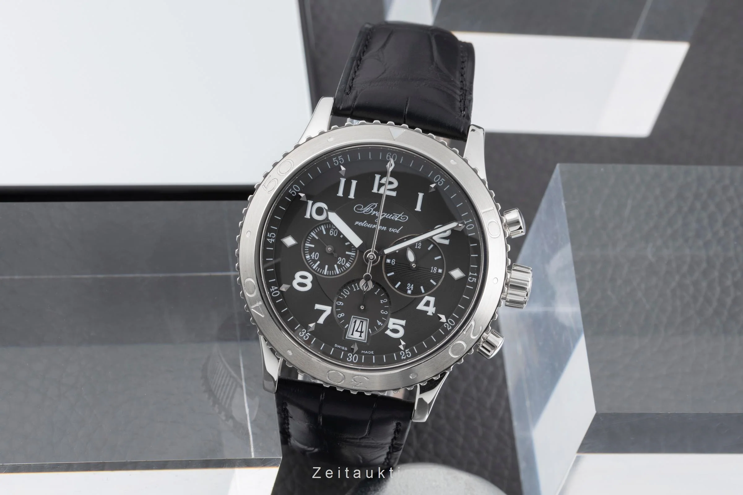 Breguet Type XXI chronograph steel automatic men's watch 3810ST/92/9ZU  [2600826] - Image 4