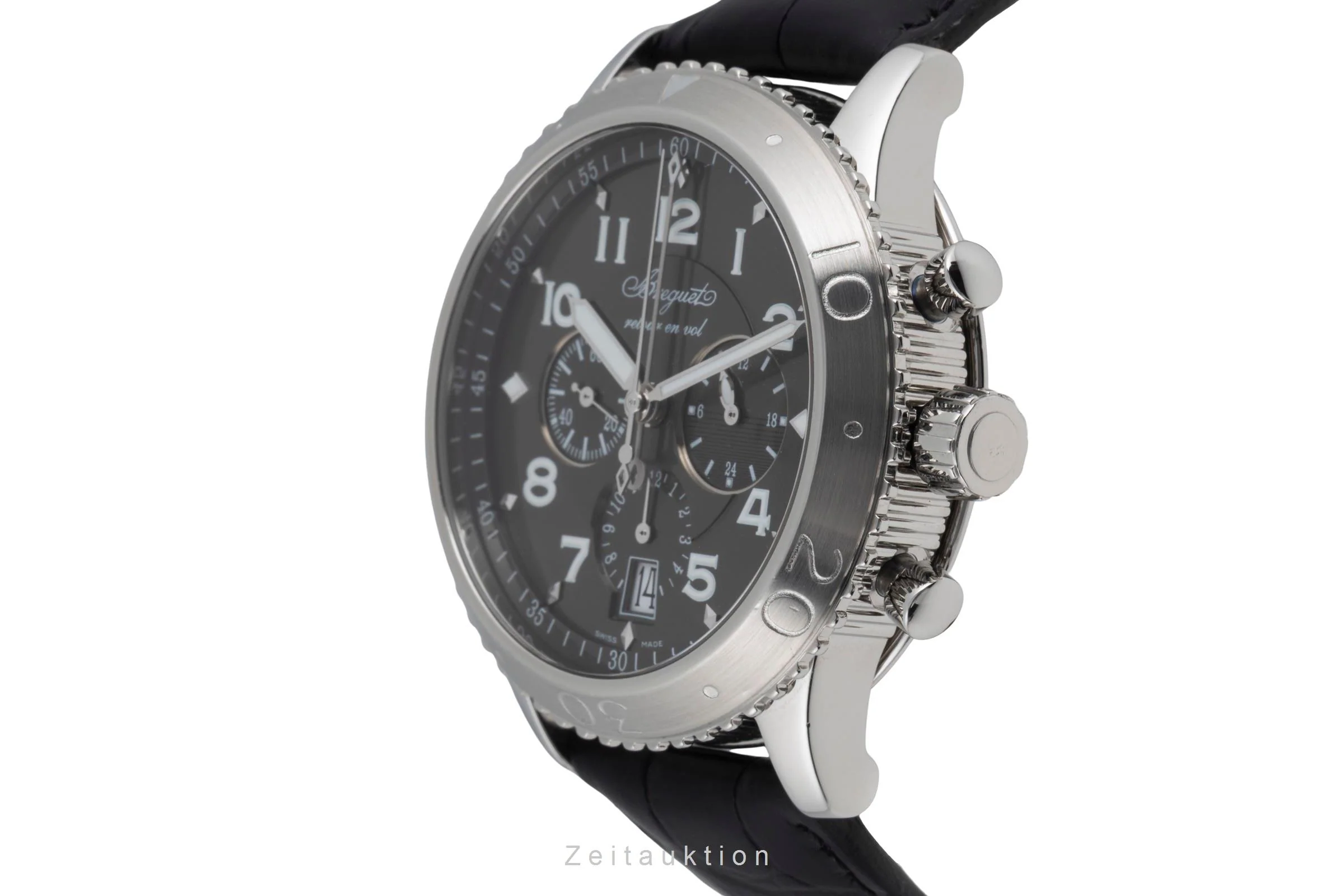 Breguet Type XXI chronograph steel automatic men's watch 3810ST/92/9ZU  [2600826] - Image 7