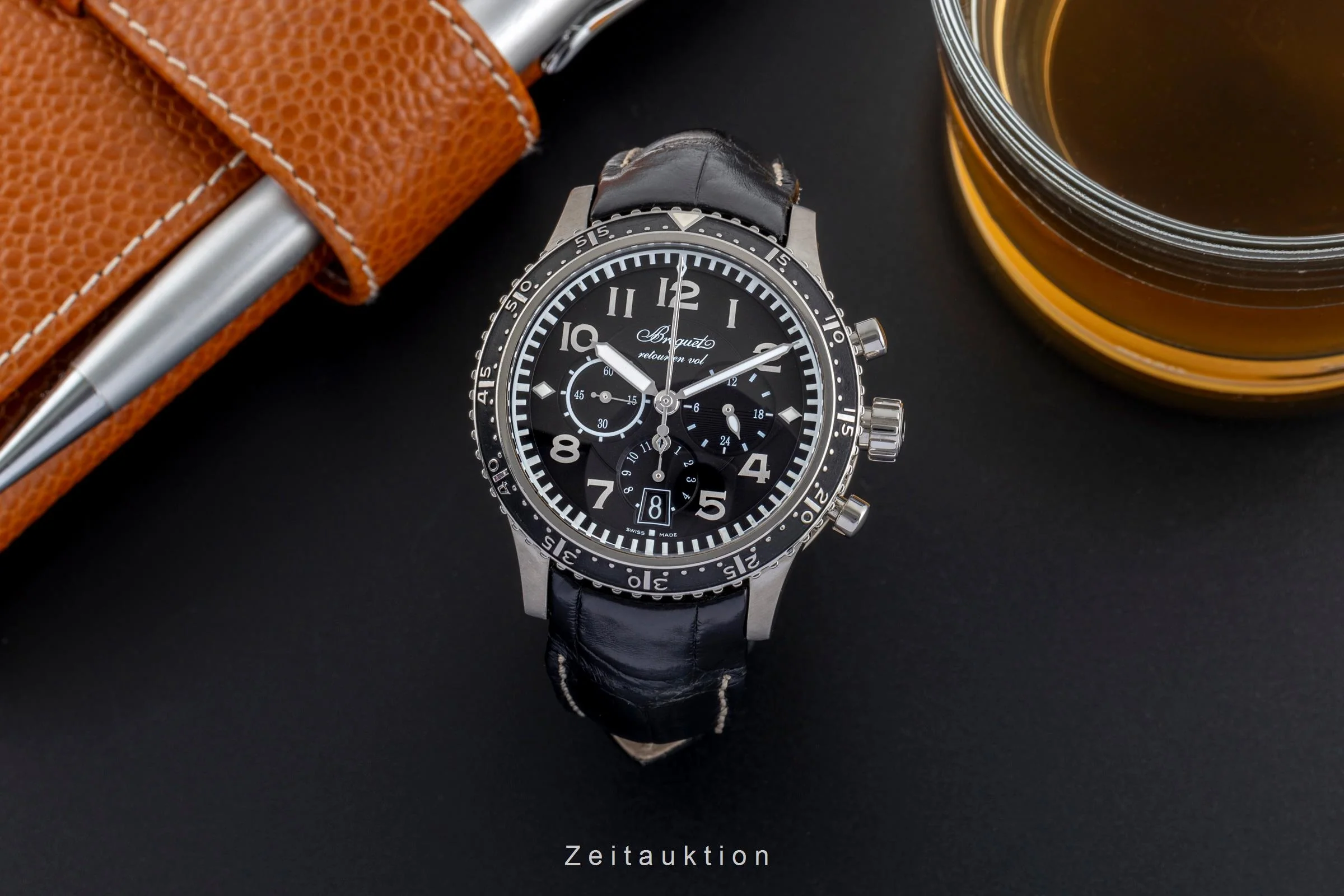 Breguet Type XXI chronograph titanium automatic men's watch 3810 TI/H2/3ZU  [2502641] - Image 4