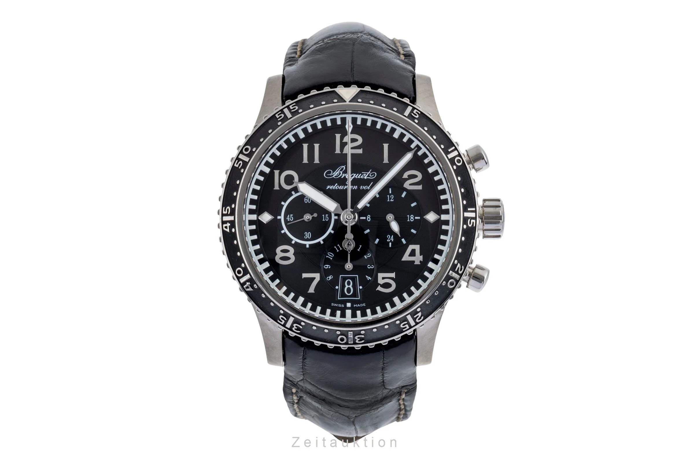 Breguet Type XXI chronograph titanium automatic men's watch 3810 TI/H2/3ZU  [2502641] - Image 5