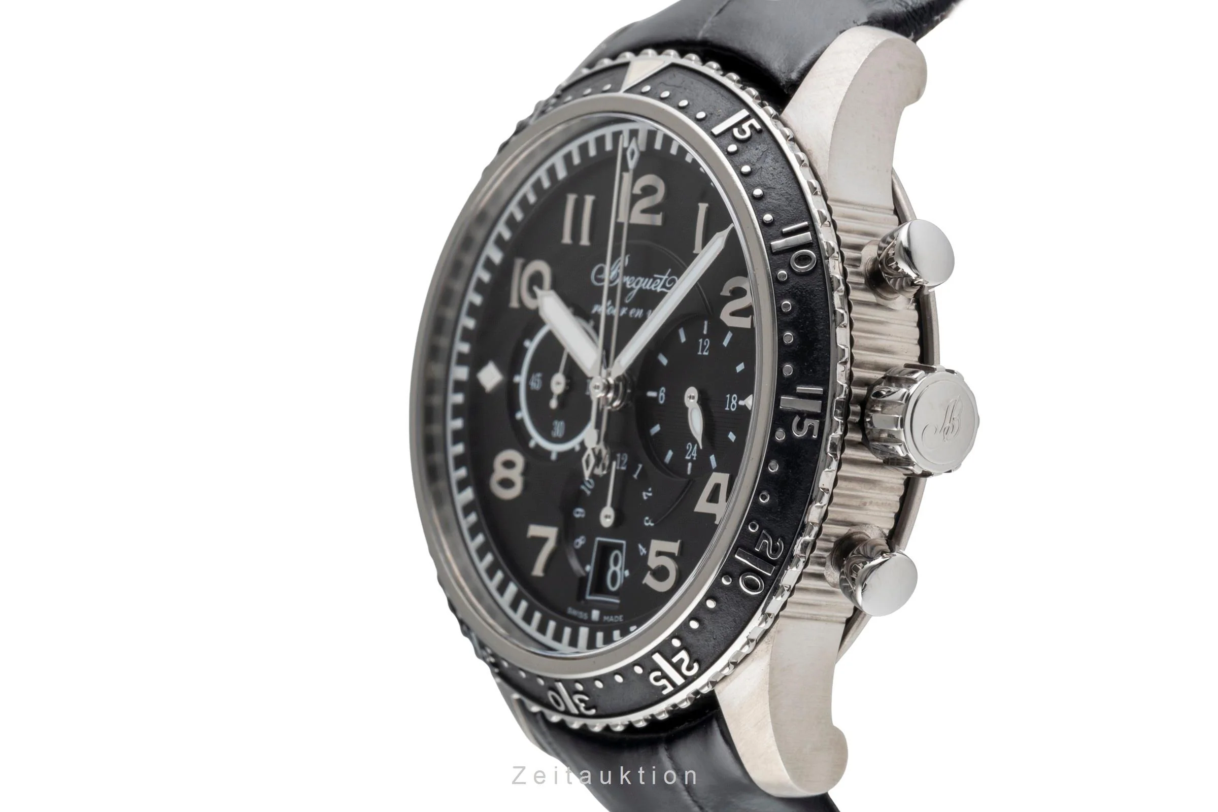 Breguet Type XXI chronograph titanium automatic men's watch 3810 TI/H2/3ZU  [2502641] - Image 7