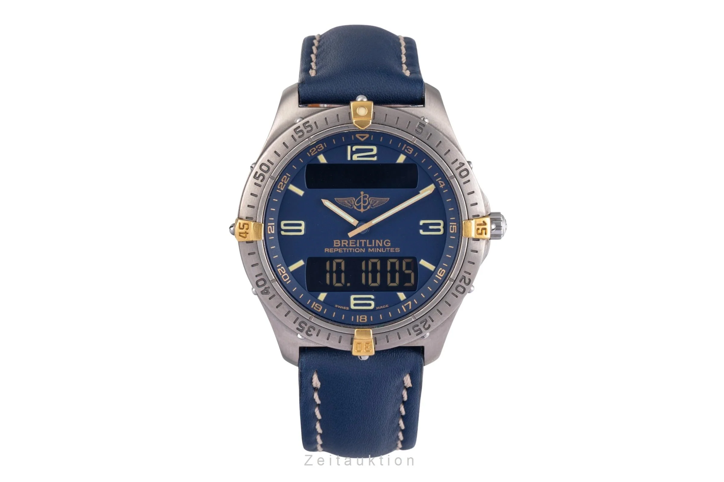 Breitling Aerospace chronograph titanium / gold quartz men's watch F65062  [2505345] - Image 5