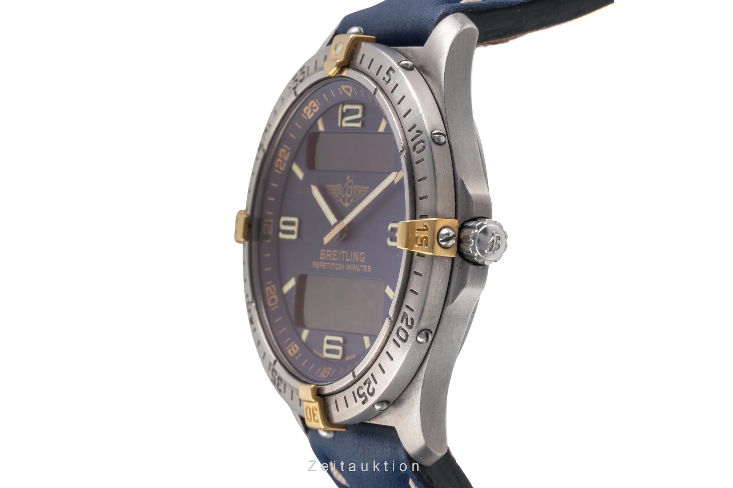Breitling Aerospace chronograph titanium / gold quartz men's watch F65062  [2505345] - Image 7