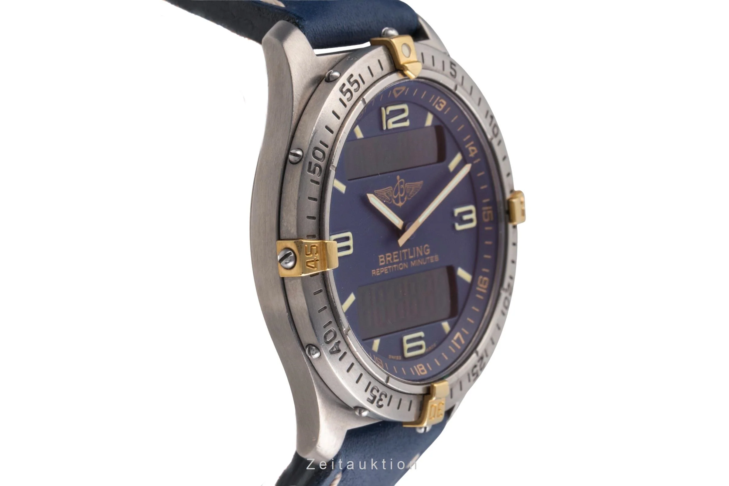 Breitling Aerospace chronograph titanium / gold quartz men's watch F65062  [2505345] - Image 8