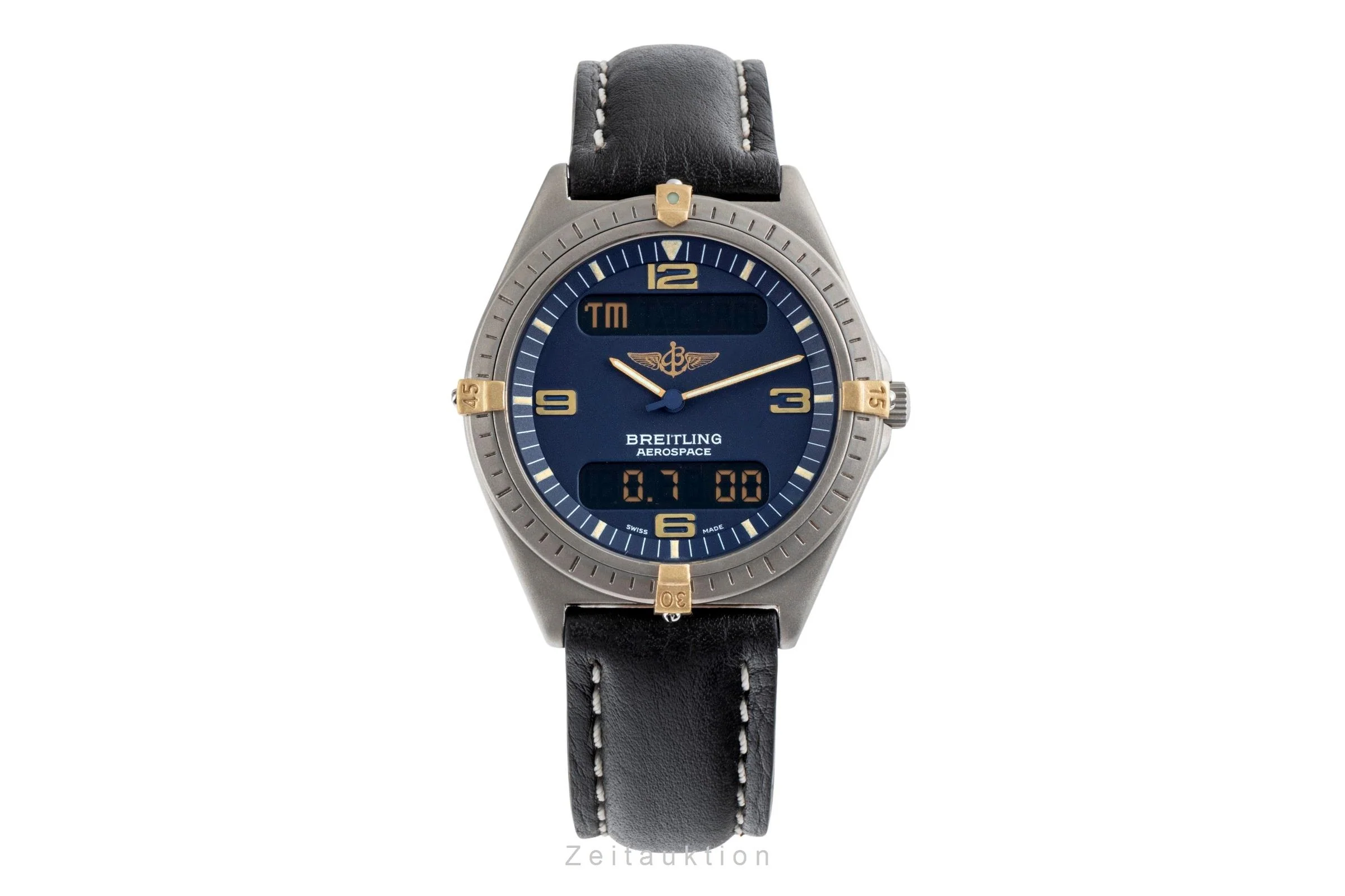 Breitling Aerospace titanium / gold quartz men's watch F56059L LP: 3600EUR  [2503019] - Image 5