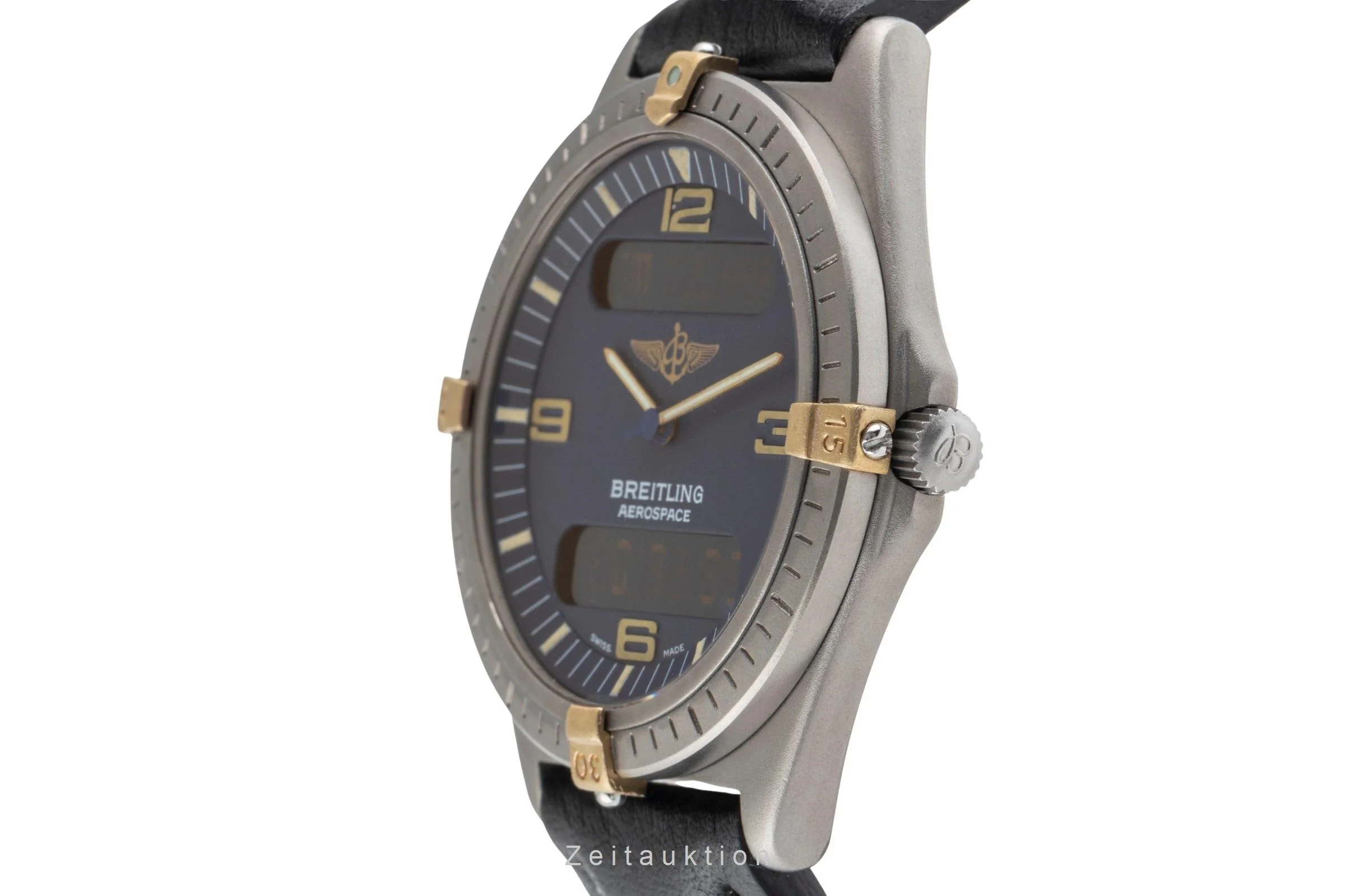 Breitling Aerospace titanium / gold quartz men's watch F56059L LP: 3600EUR  [2503019] - Image 7