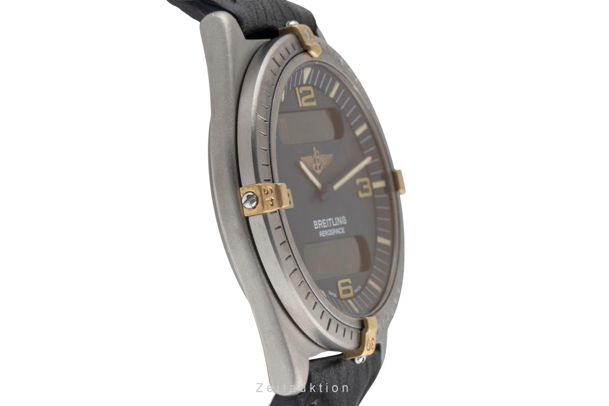 Breitling Aerospace titanium / gold quartz men's watch F56059L LP: 3600EUR  [2503019] - Image 8