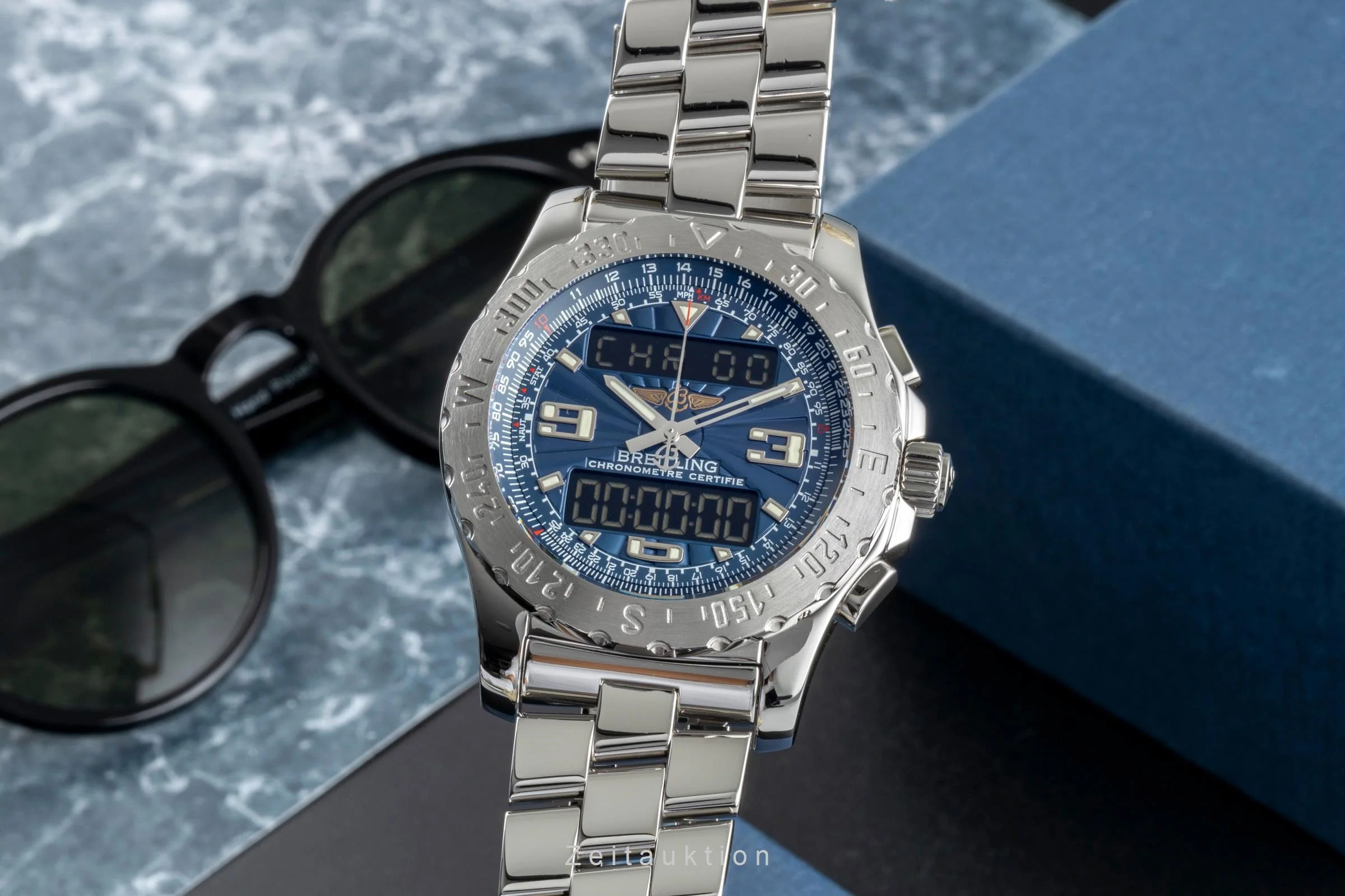 Breitling Airwolf chronograph steel quartz men's watch A78363  [2507319] - Image 2