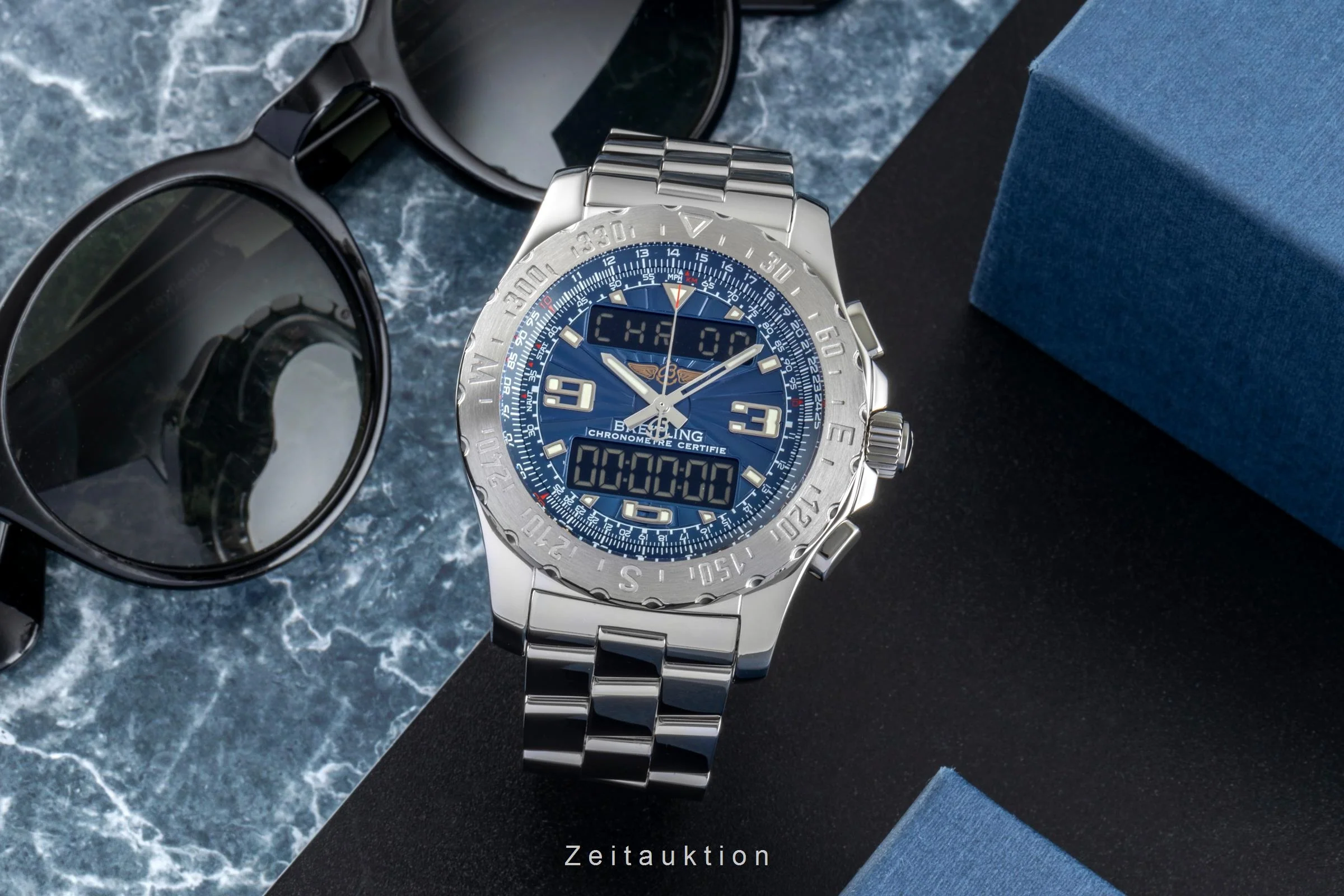 Breitling Airwolf chronograph steel quartz men's watch A78363  [2507319] - Image 4