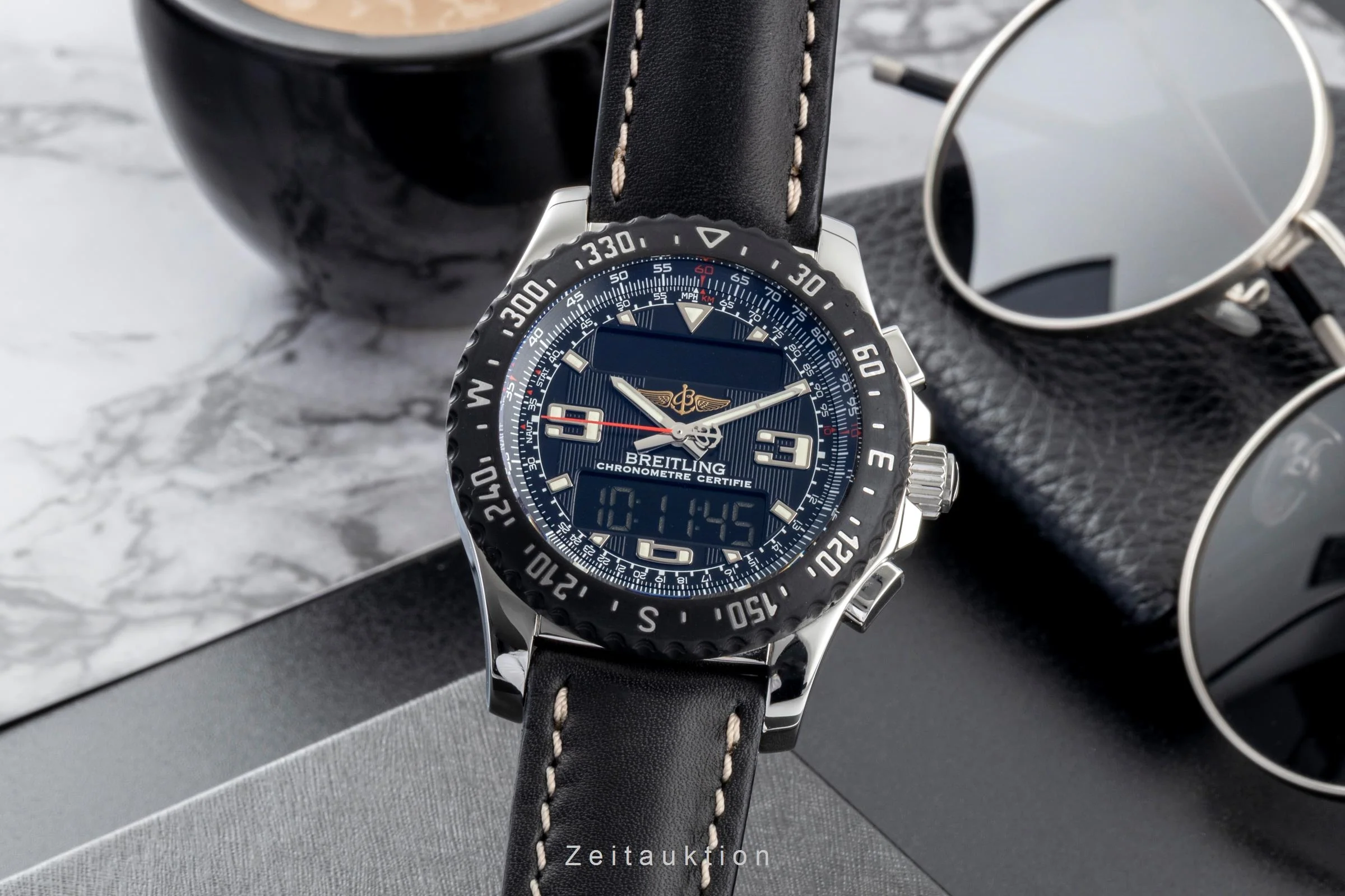 Breitling Airwolf chronograph steel quartz men's watch A78364 LP: 3700EUR  [2600132] - Image 2