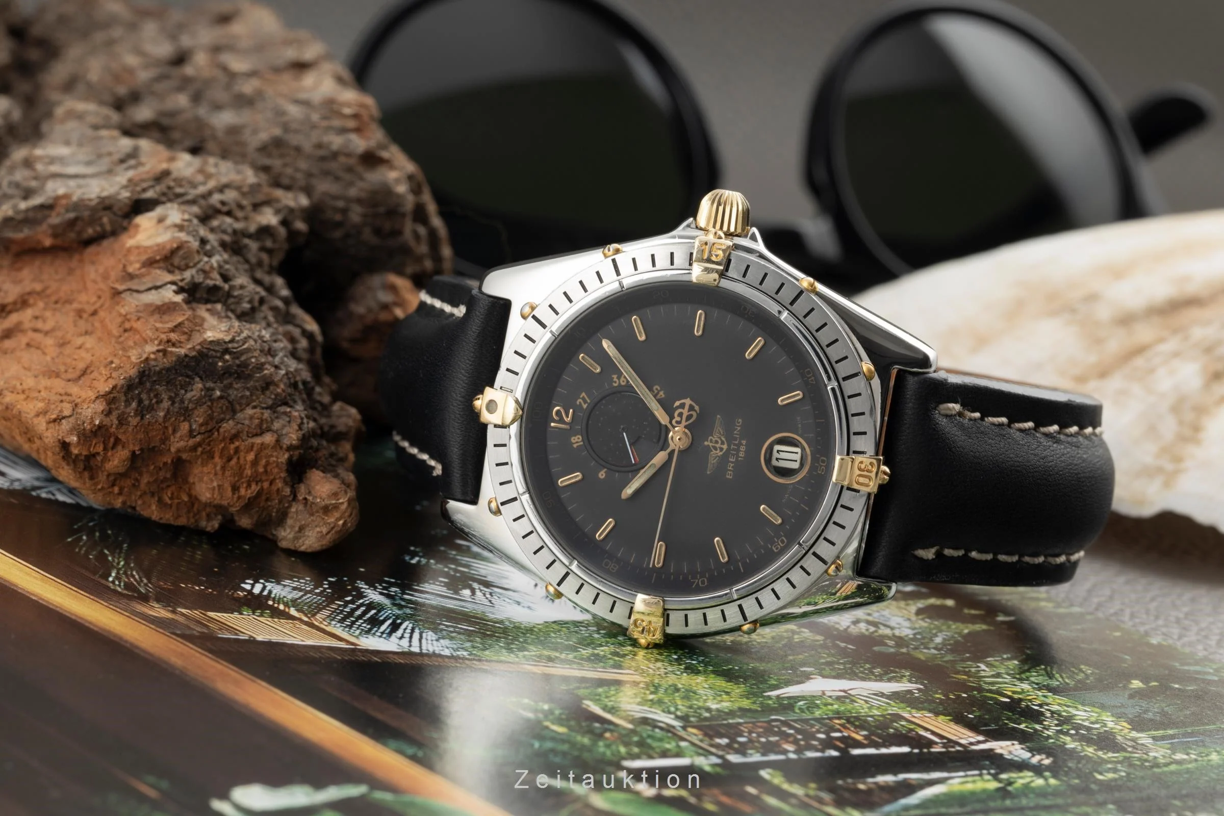 Breitling Antares steel / gold automatic men's watch B14047, 81980  [2400668] - Image 2