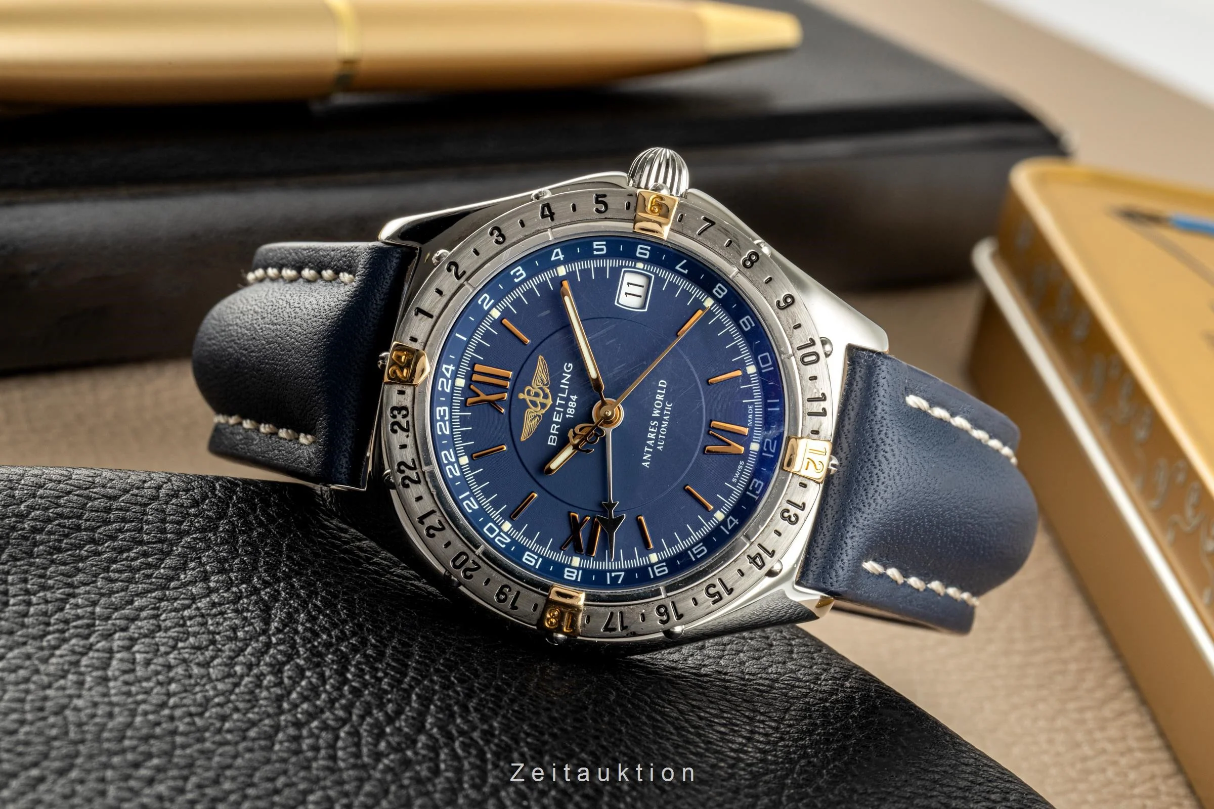 Breitling Antares steel / gold automatic men's watch B32047.1  [2305014] - Image 2