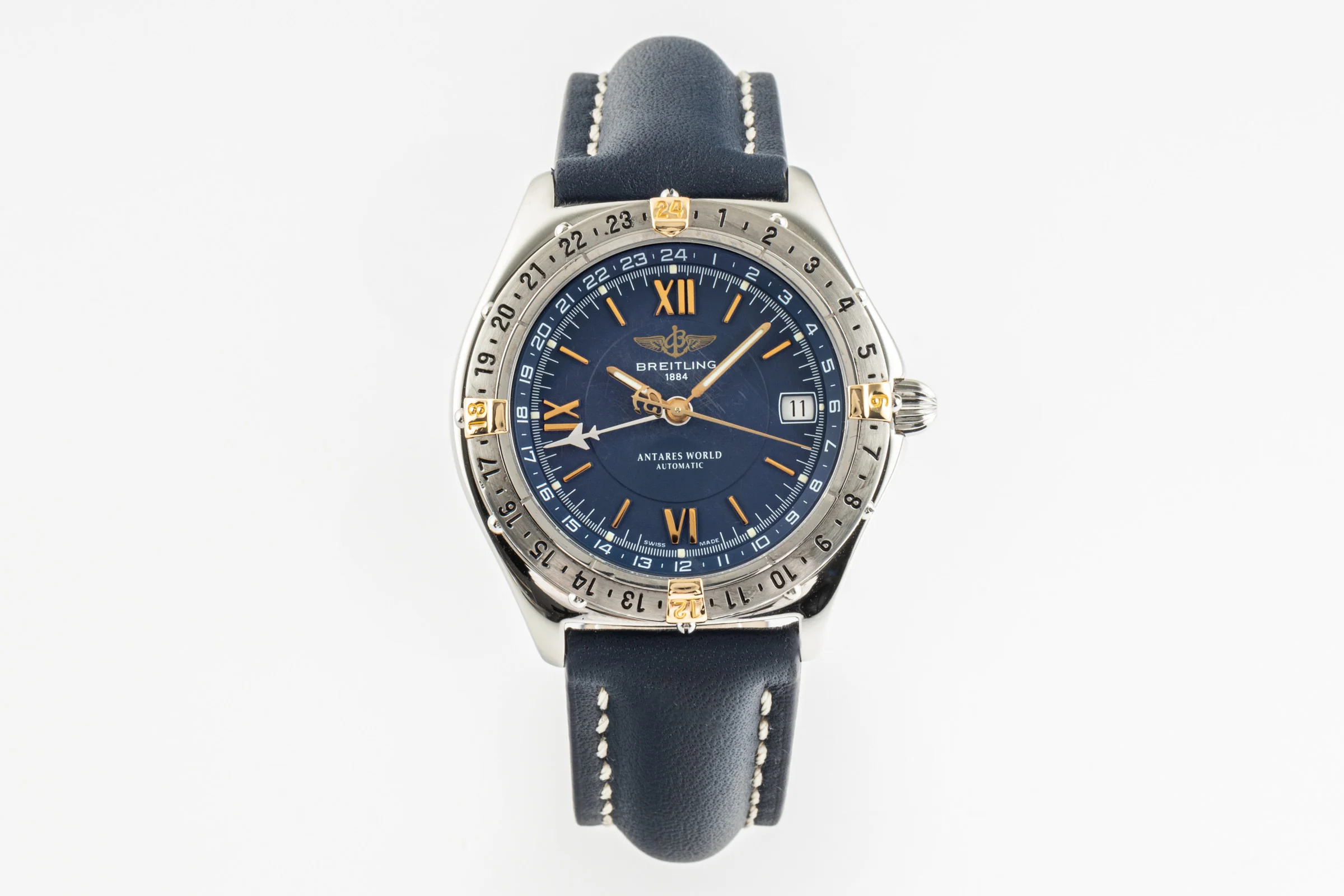 Breitling Antares steel / gold automatic men's watch B32047.1  [2305014] - Image 4