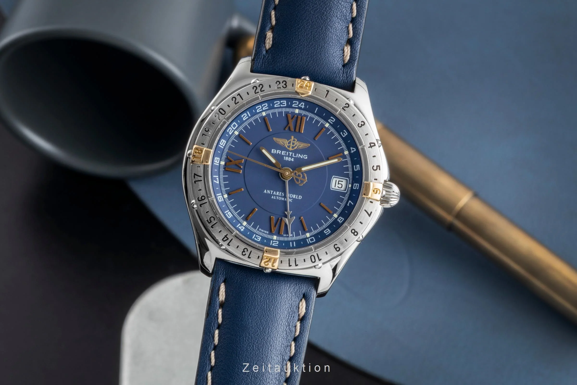 Breitling Antares steel / gold automatic men's watch B32047.1  [2506807] - Image 2