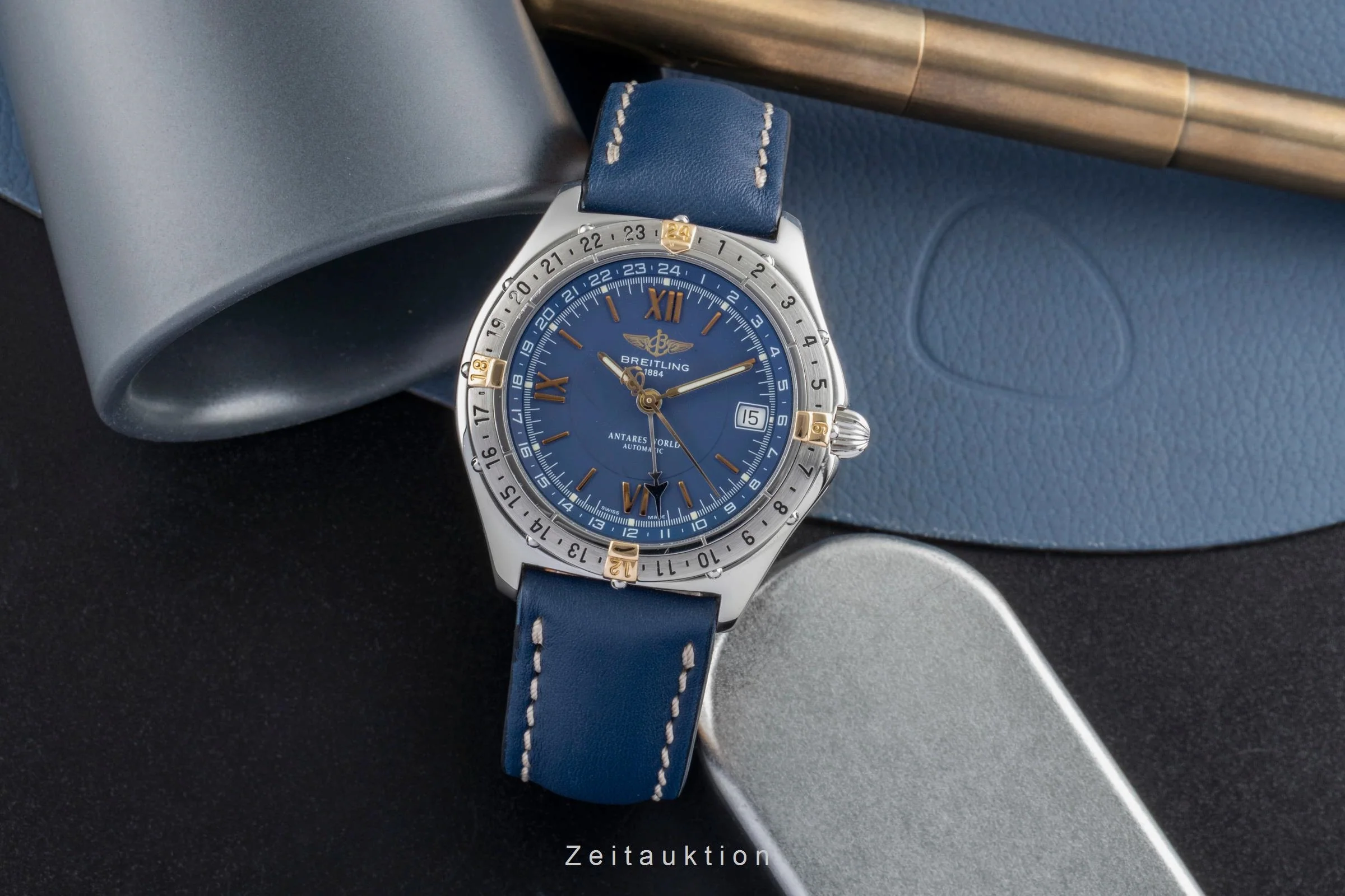 Breitling Antares steel / gold automatic men's watch B32047.1  [2506807] - Image 4