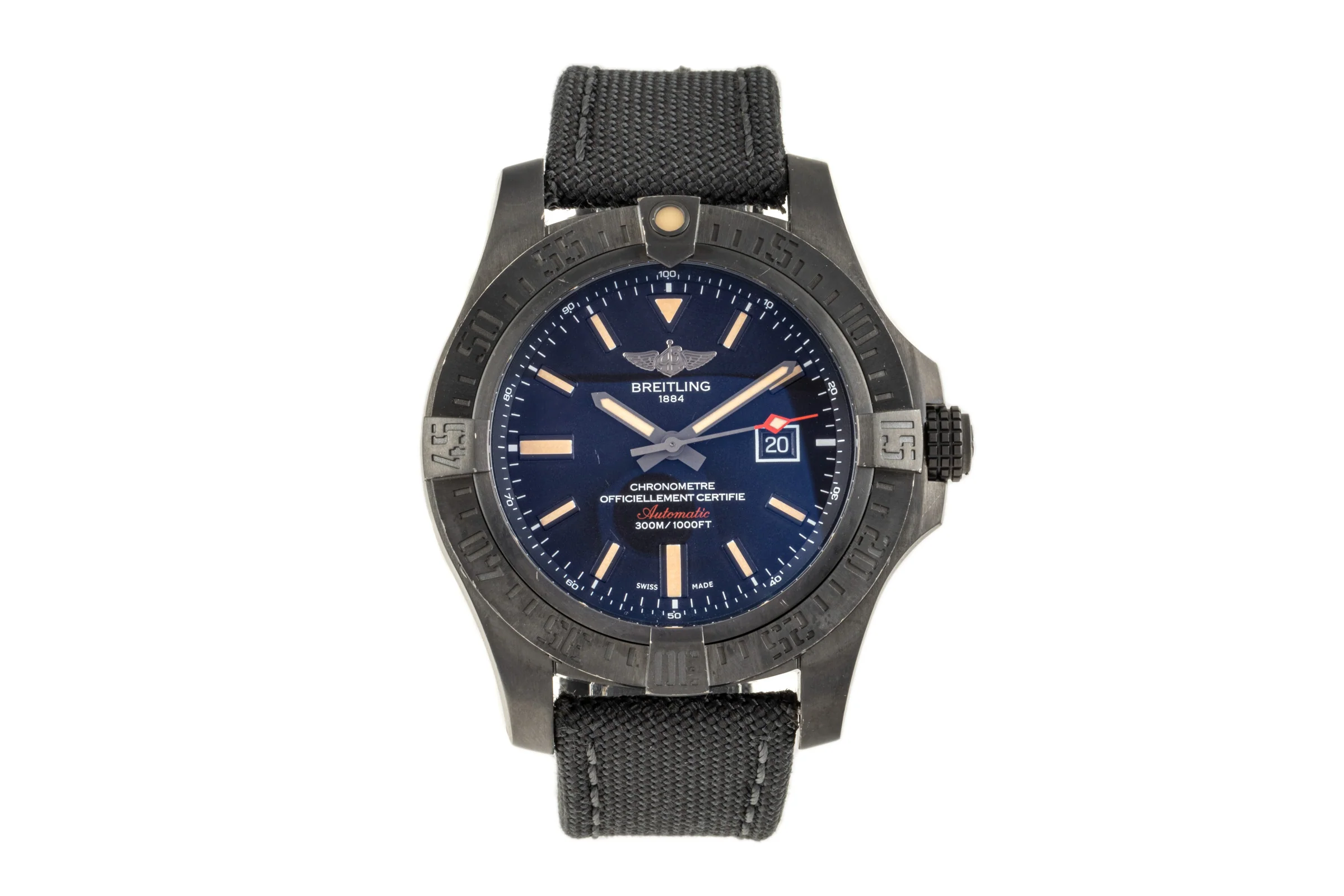 Breitling Avenger Blackbird 44 titanium automatic men's watch V17310 LP: 4830EUR  [2206356] - Image 4