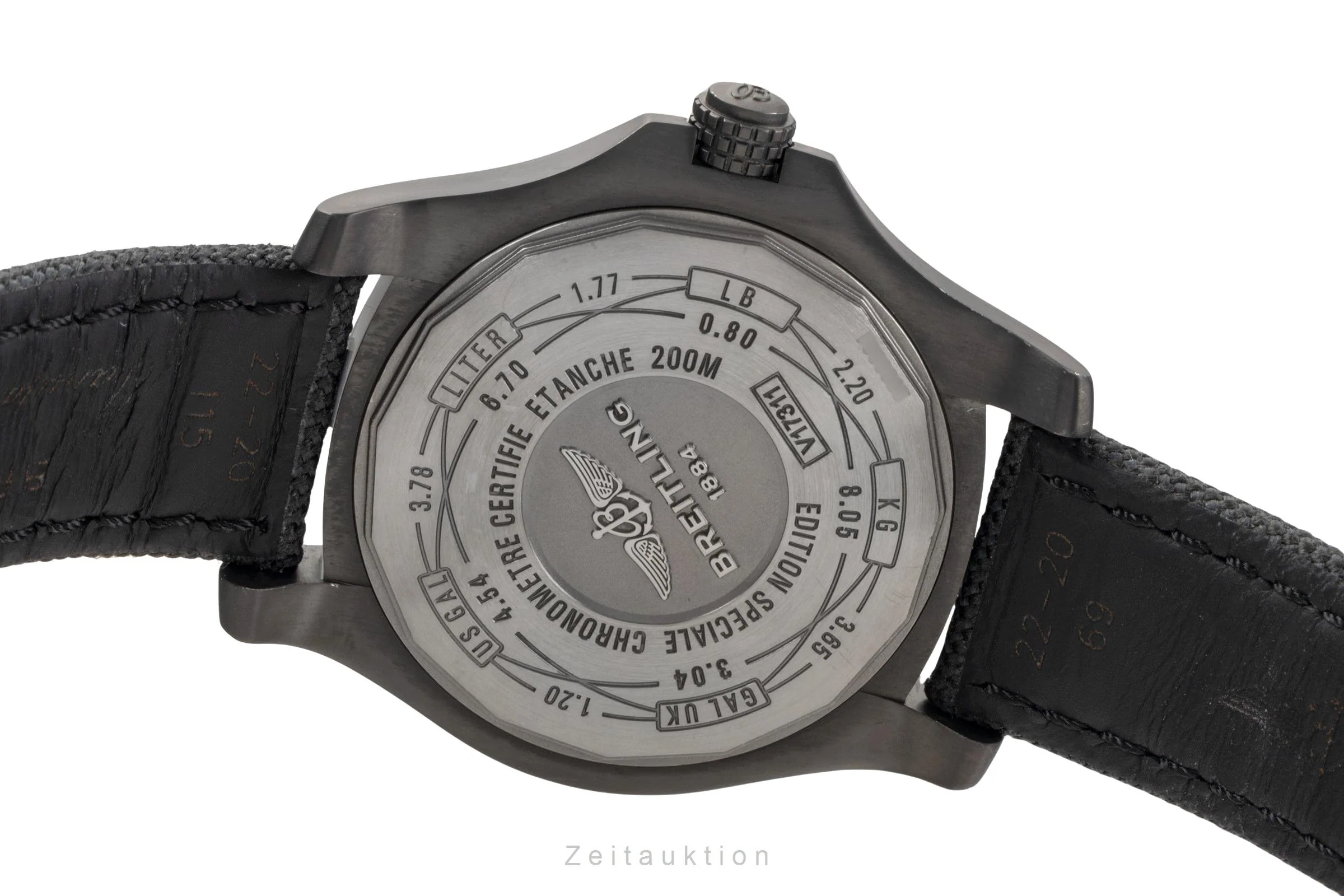 Breitling Avenger Blackbird 44 titanium automatic men's watch V17311  [2502902] - Image 11