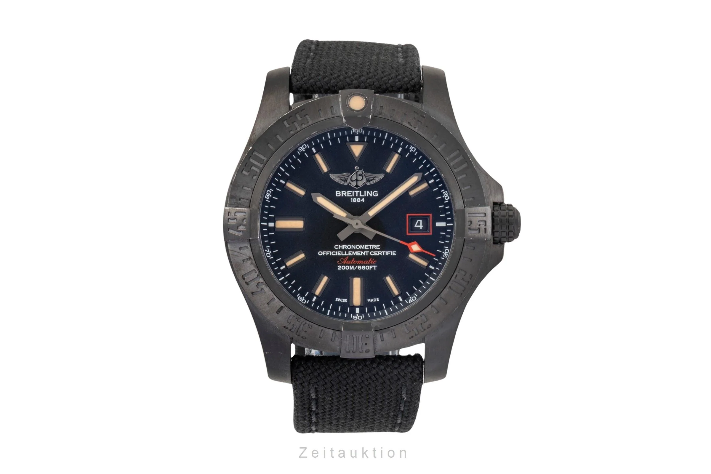 Breitling Avenger Blackbird 44 titanium automatic men's watch V17311  [2502902] - Image 5