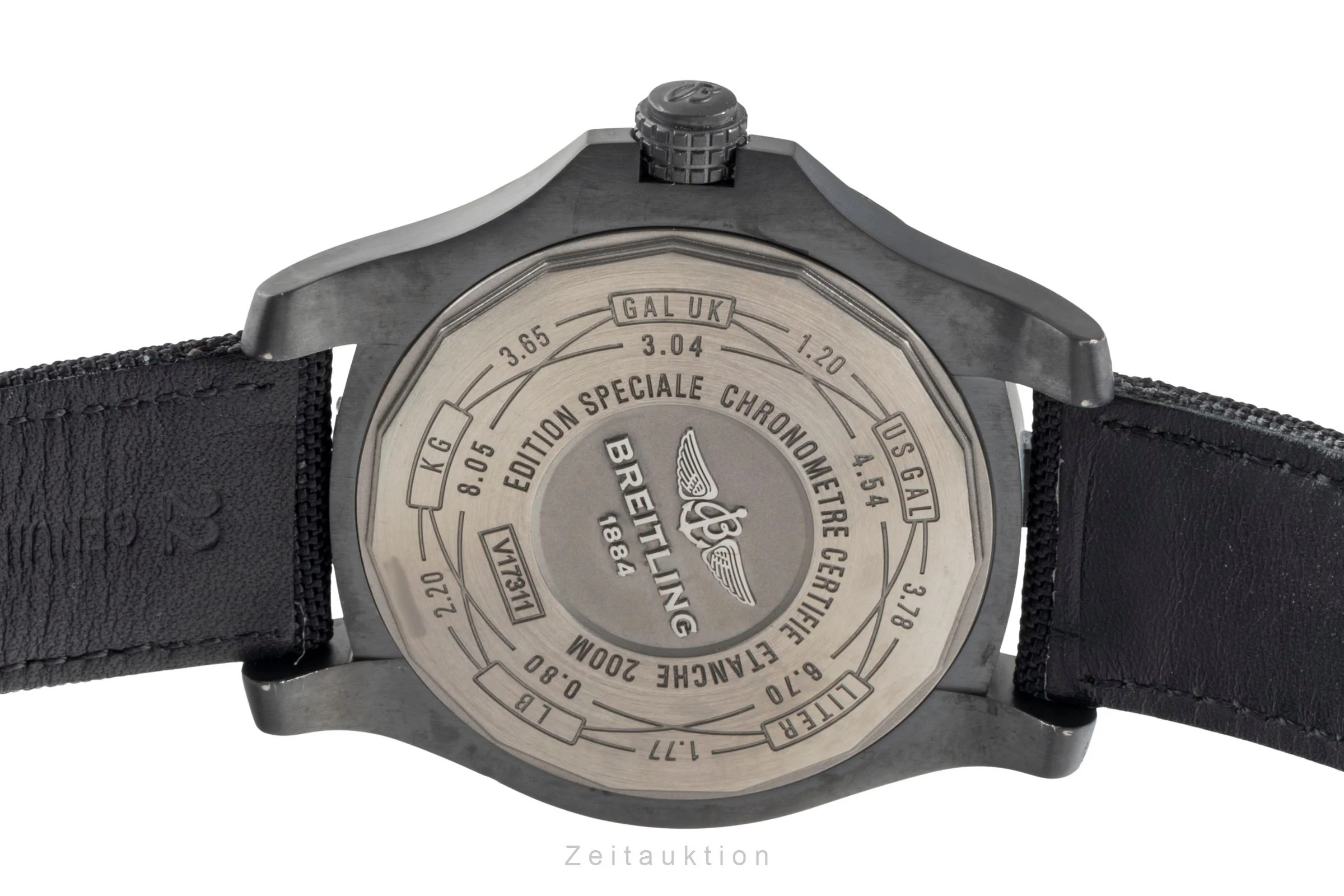 Breitling Avenger Blackbird 44 titanium automatic men's watch V17311  [2505795] - Image 12