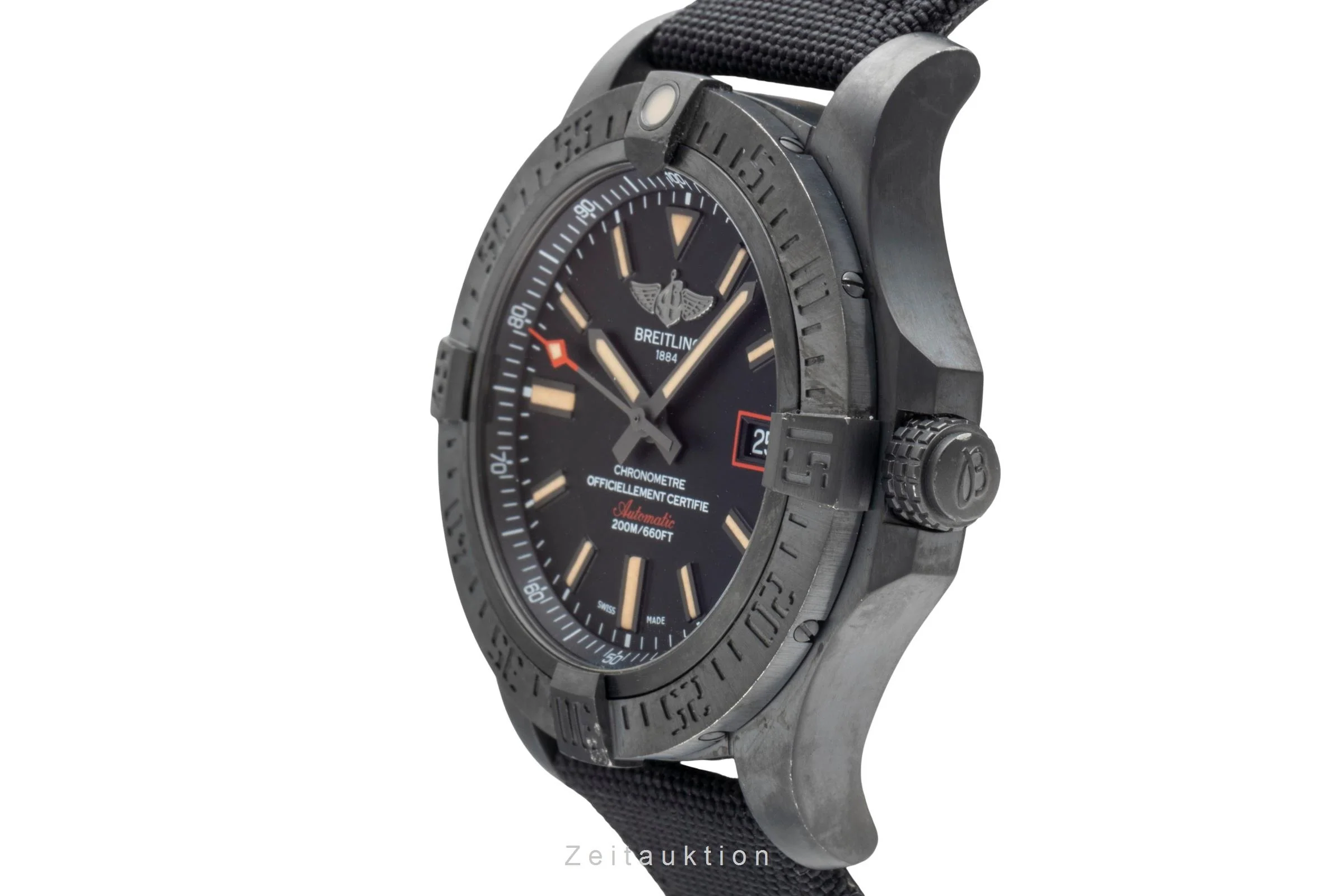 Breitling Avenger Blackbird 44 titanium automatic men's watch V17311  [2505795] - Image 7