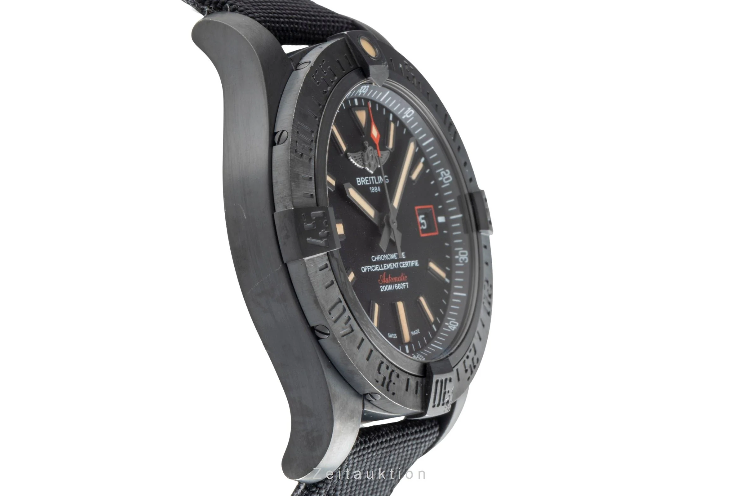 Breitling Avenger Blackbird 44 titanium automatic men's watch V17311  [2505795] - Image 8
