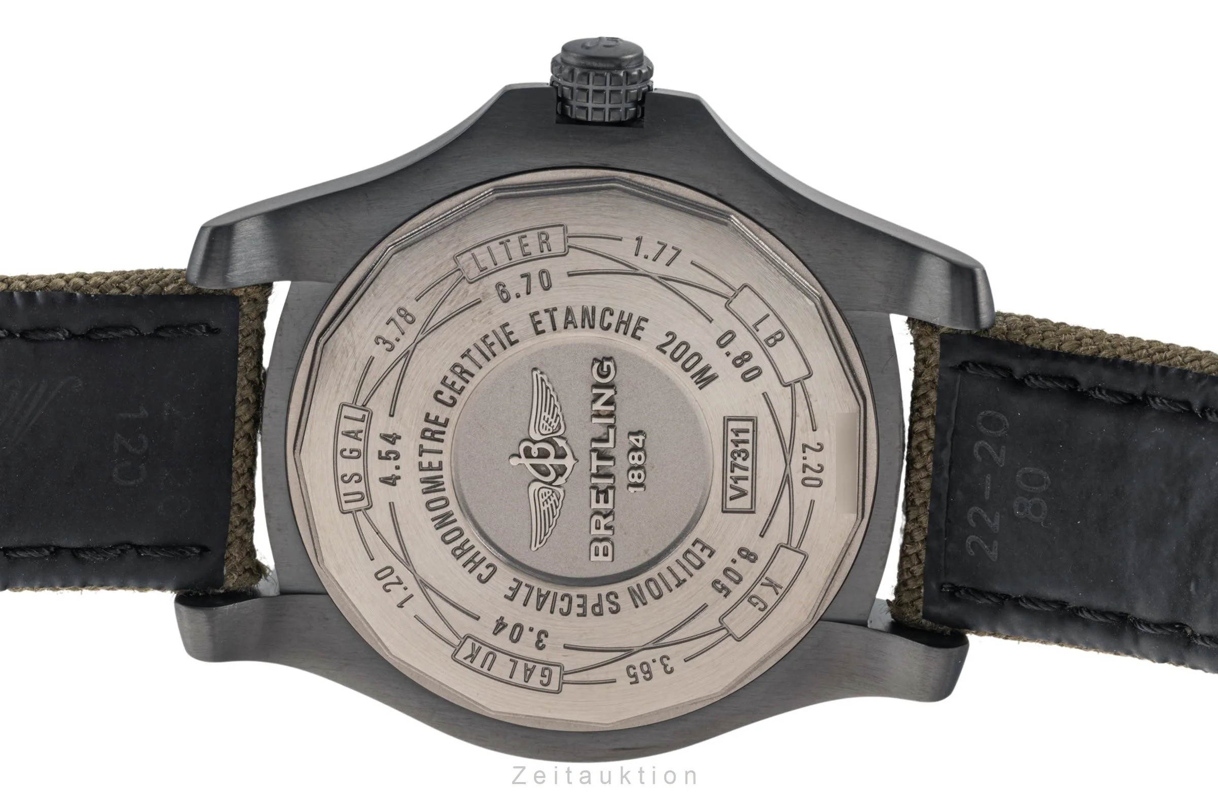 Breitling Avenger Blackbird 44 titanium automatic men's watch V1731110/BD74 LP: 4800EUR  [2400003] - Image 11
