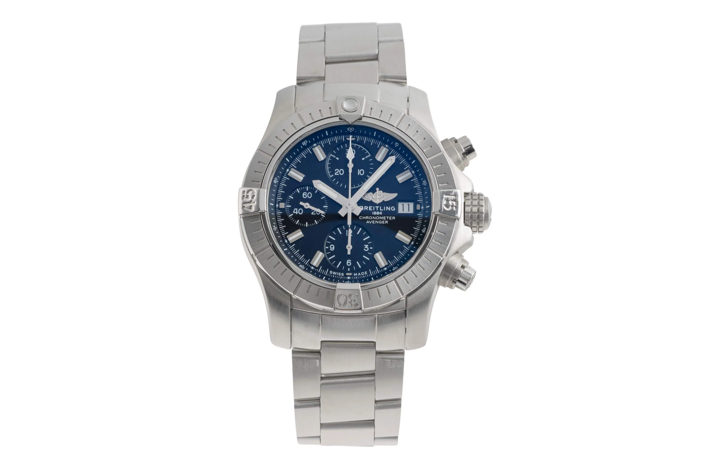 Breitling Avenger chronograph steel automatic men's watch A13385101B1A1 LP: 5850EUR  [2501756] - Image 5
