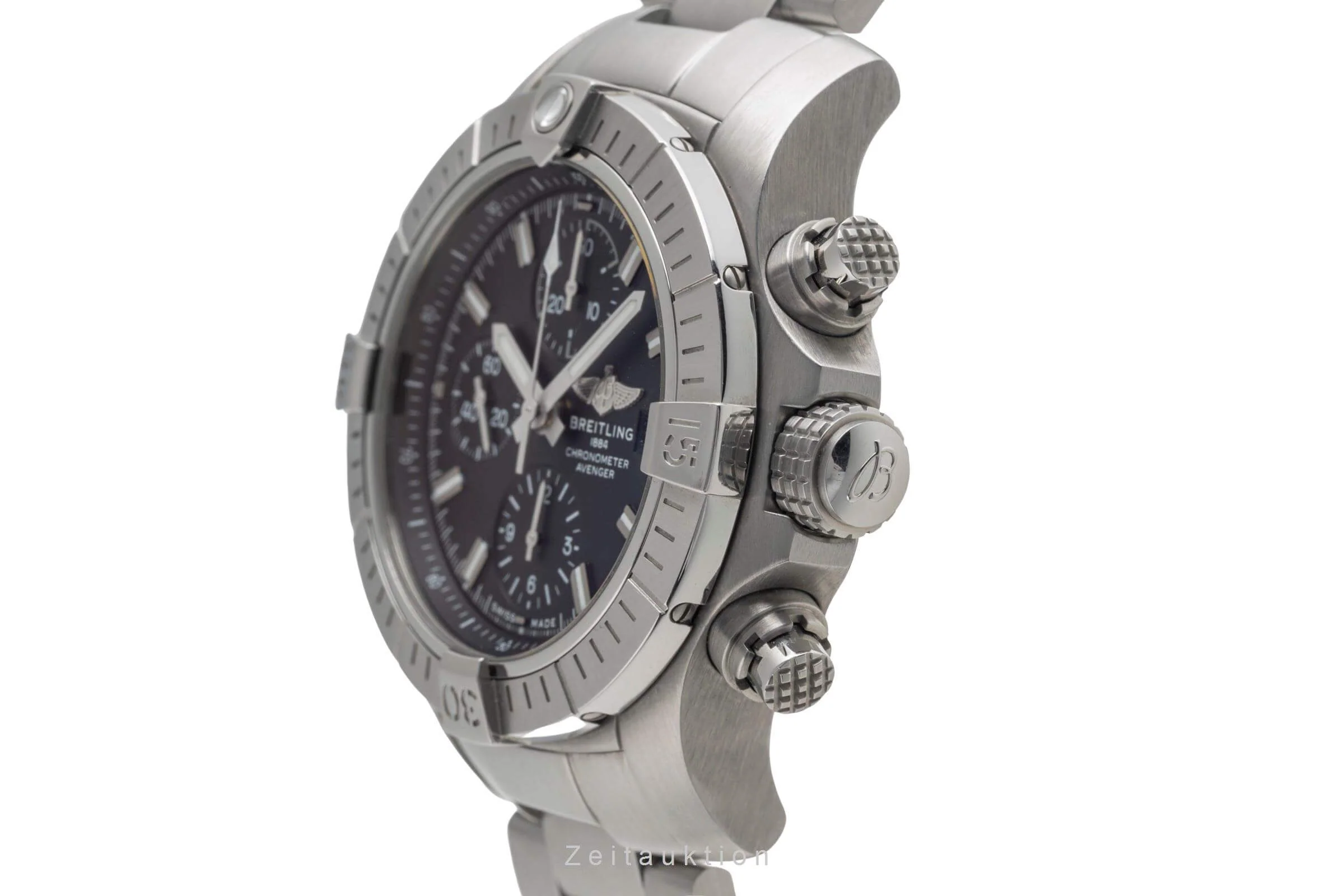 Breitling Avenger chronograph steel automatic men's watch A13385101B1A1 LP: 5850EUR  [2501756] - Image 7