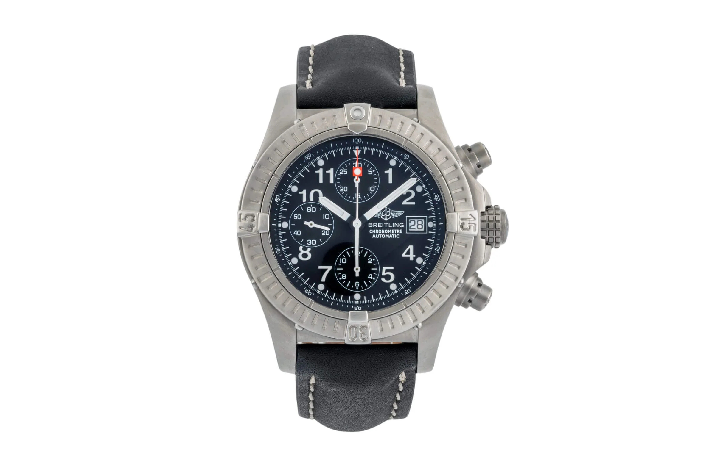 Breitling Avenger chronograph titanium automatic men's watch E13360 LP: 7900EUR  [2402385] - Image 4