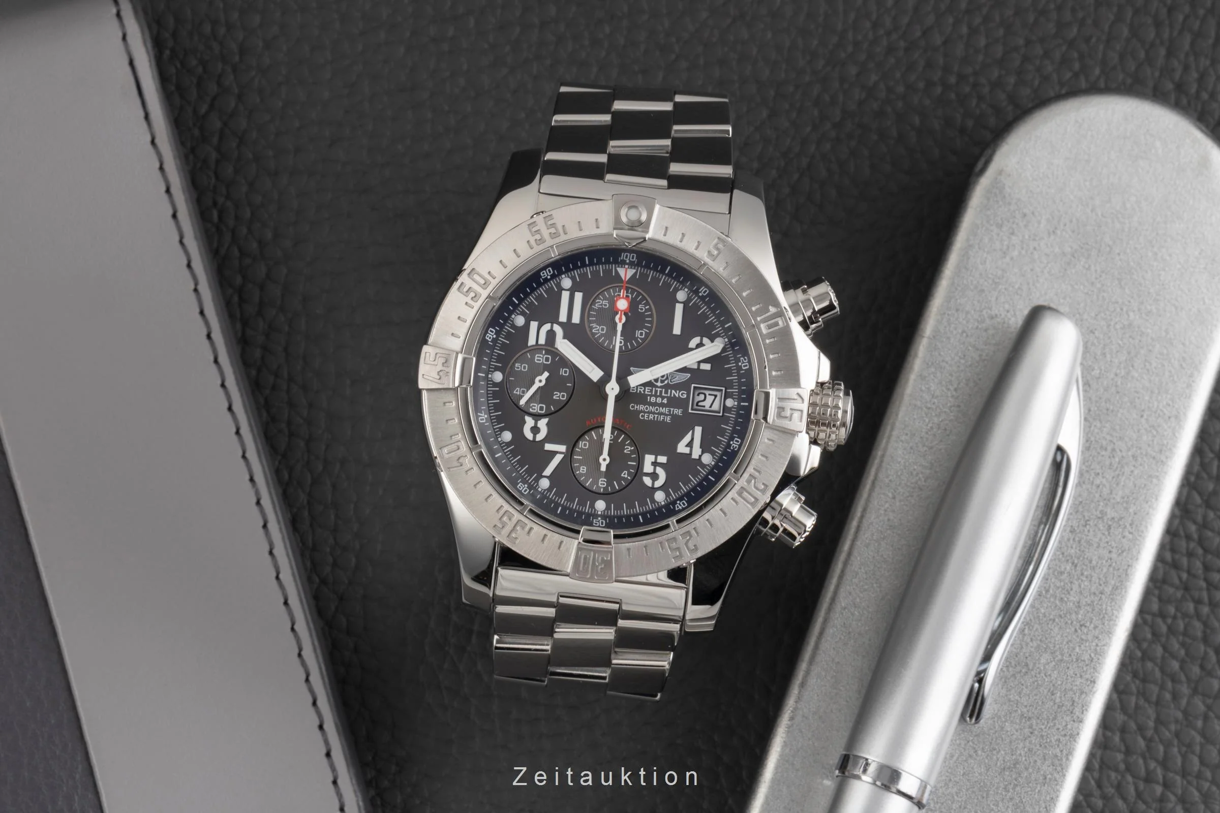 Breitling Avenger II chronograph steel automatic men's watch A13380  [2503950] - Image 4