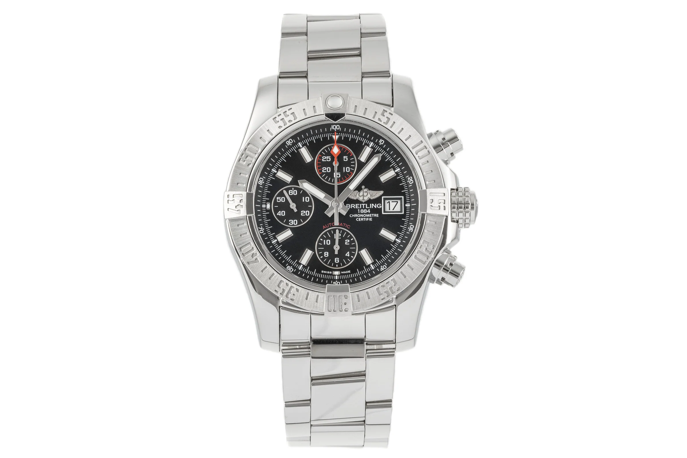 Breitling Avenger II chronograph steel automatic men's watch A13381  [2302070] - Image 4